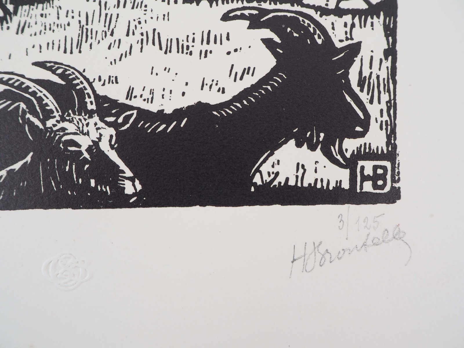 Honoré Broutellemythology : Grape Harvest With Faun And Centaur   Original Wooodcut, Handsigned1921 photo 172.0