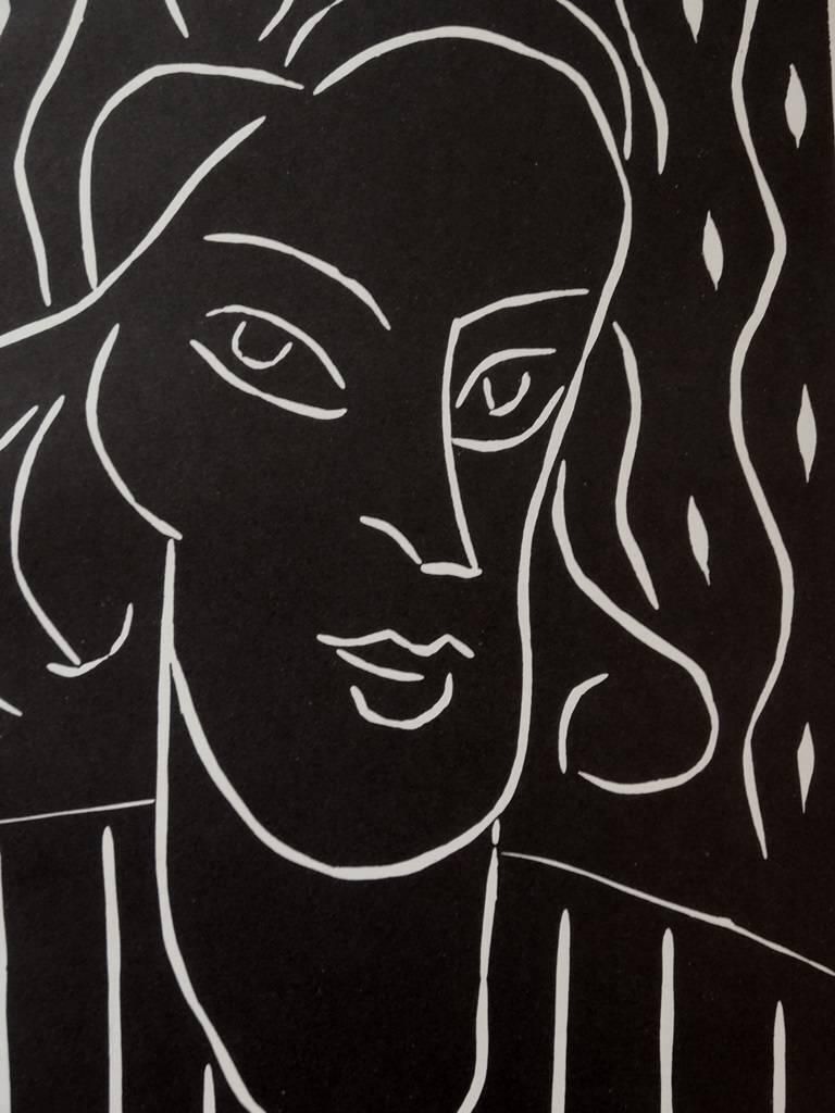Henri Matisseteeny   Original Linocut, 1938   Referenced In Duthuit #7231938 photo for sale