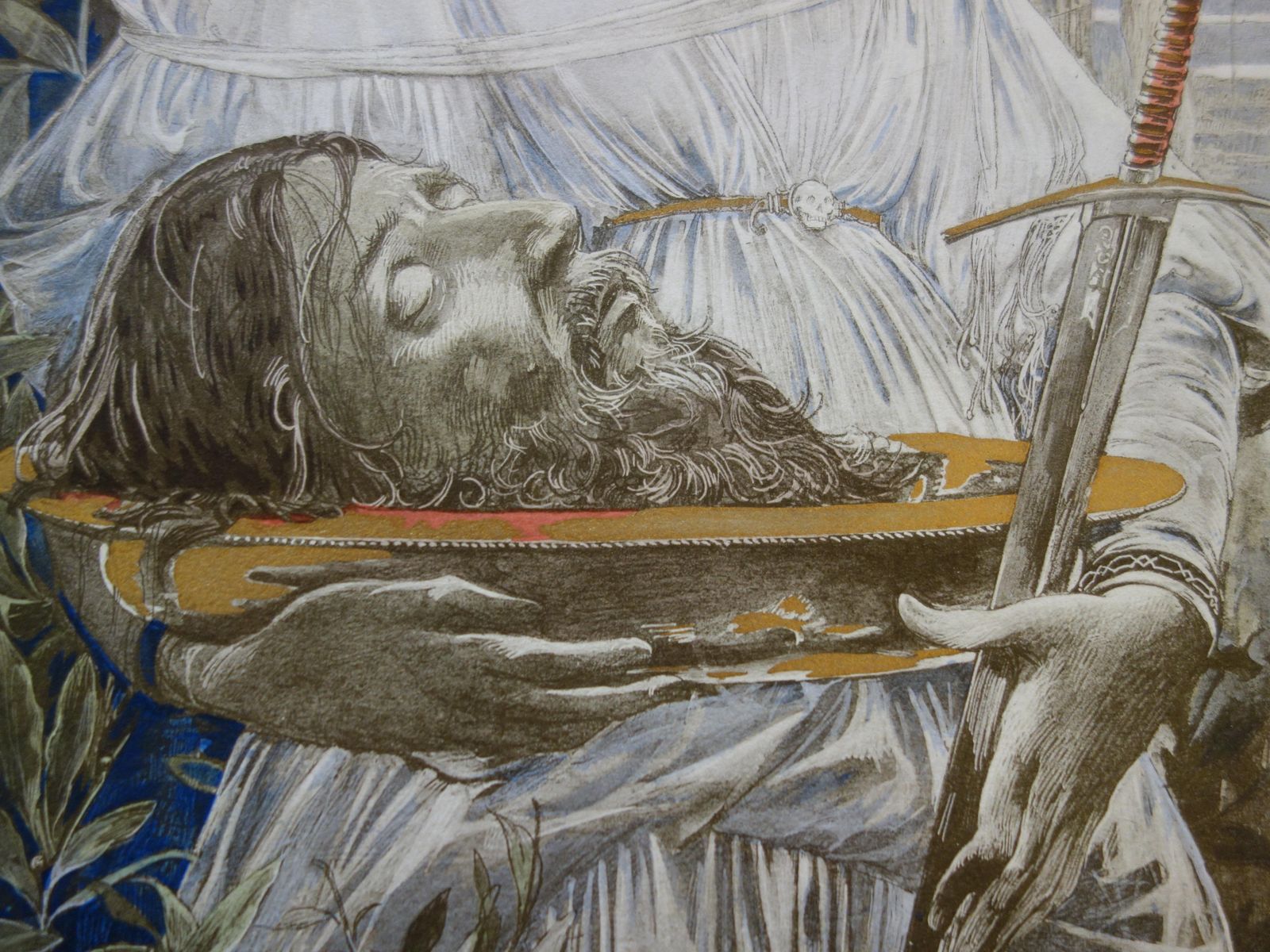 Luc Olivier Mersonbiblical Mythology: Judith And Holofernes   Original Lithograph 18991899 photo buy