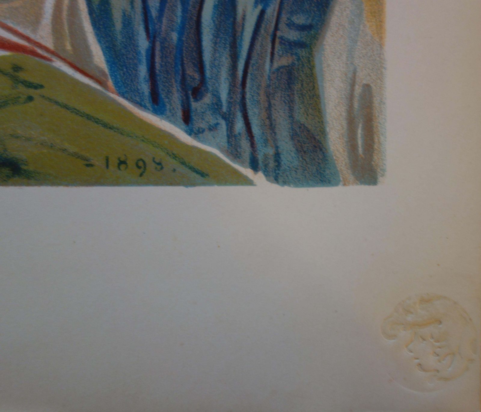 Louis Welden Hawkinswomen Enjoying A Book   Original Lithograph (L'estampe Moderne 1897 1898)1897 photo for sale