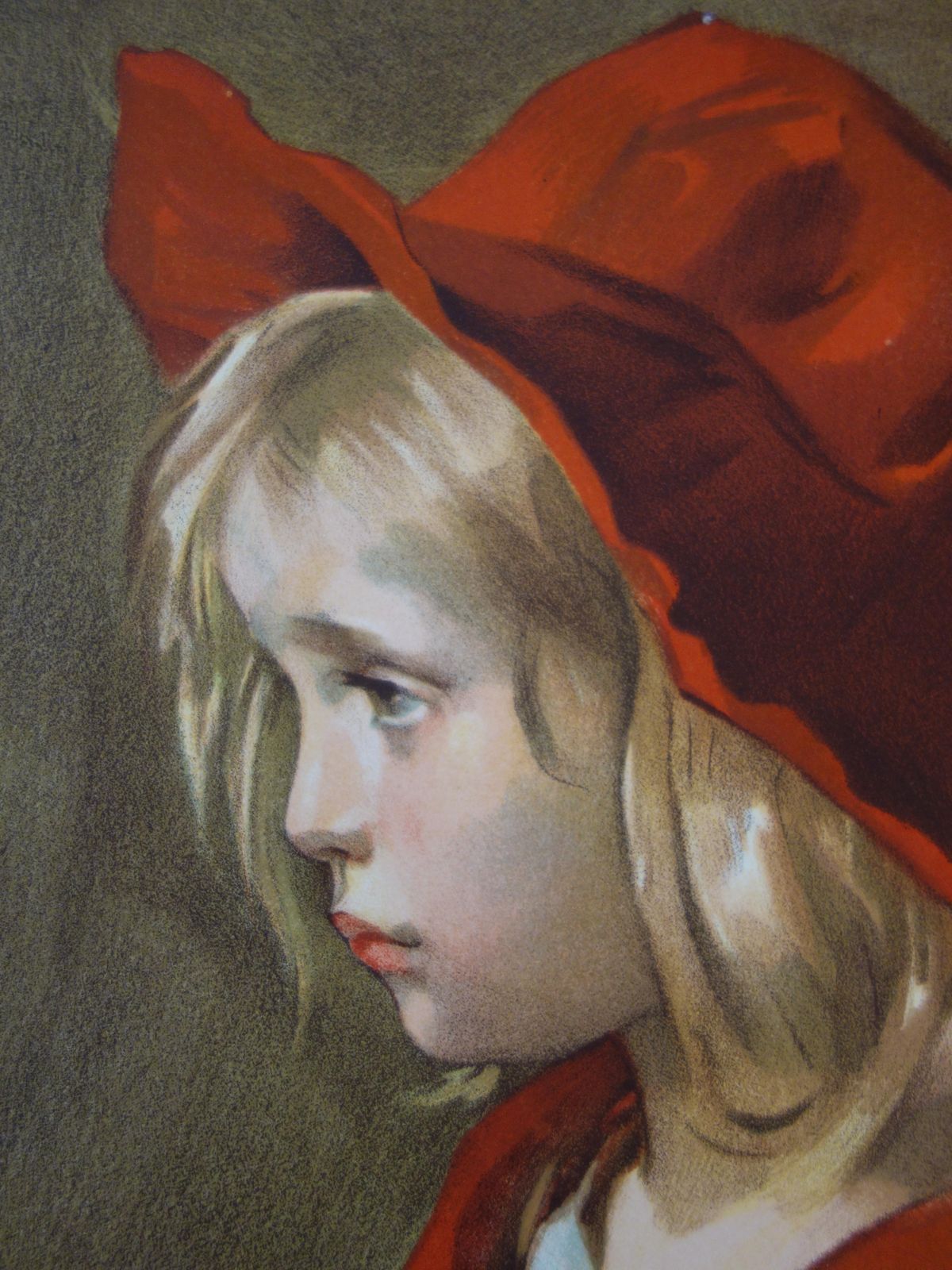 Louise Breslauyoung Girl With An Orange   Original Lithograph, 18981898 photo Art