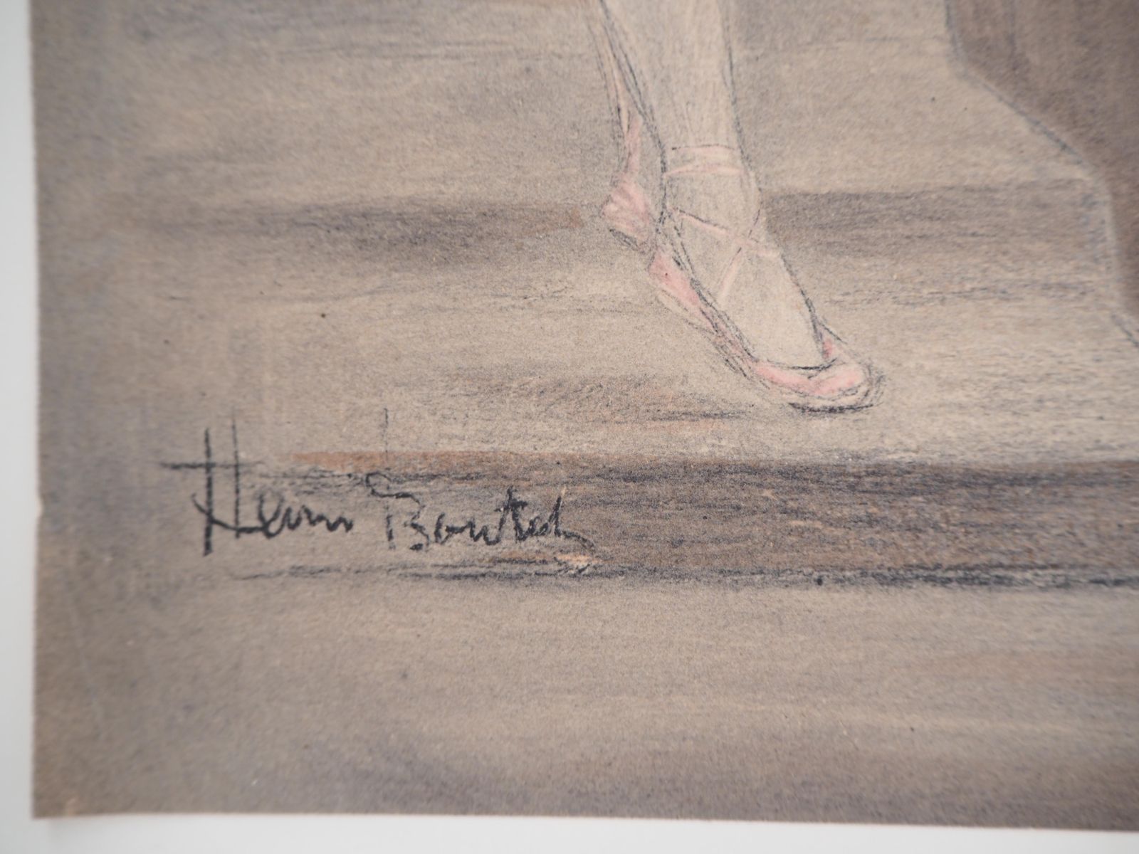 Henri Boutetparis Opera : Ballerina In The Stairs   Original Lithograph 18971897/98 photo furniture
