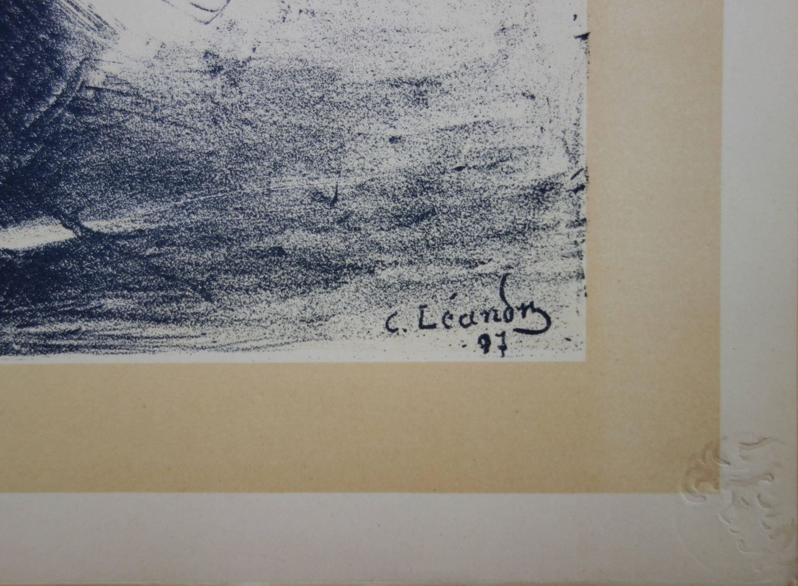 Charles Lucien Léandrechristmas   Original Lithograph (1897 1898)1897 photo furniture