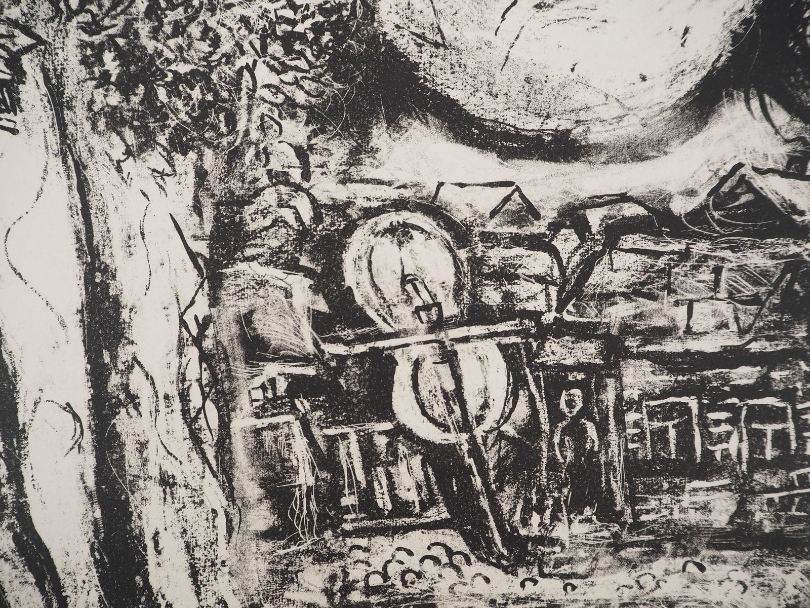 Marc Chagallthe Circus : The Dream Of The Bride   Original Lithograph (Mourlot #507)1967 photo 858.0