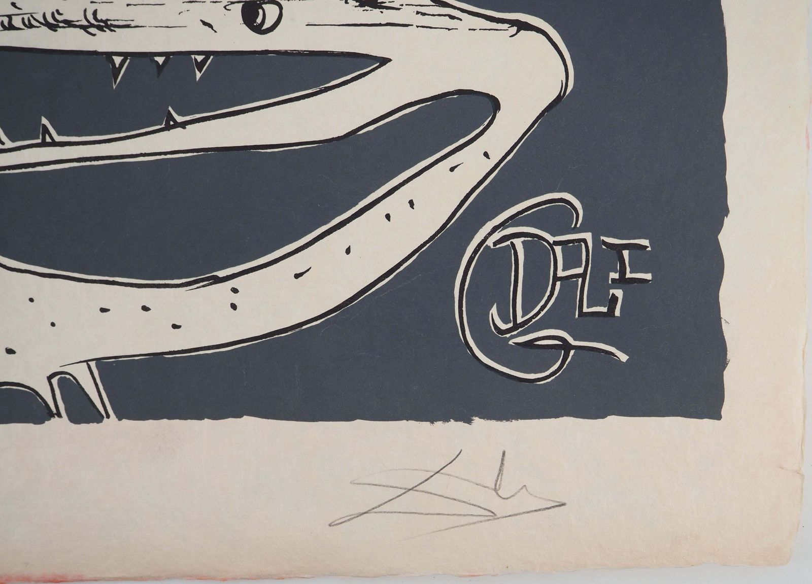 Salvador Dalí­Pantagruel : Masculine Virility   Original Handsigned Lithograph (Field #73 7i)1973 photo furniture