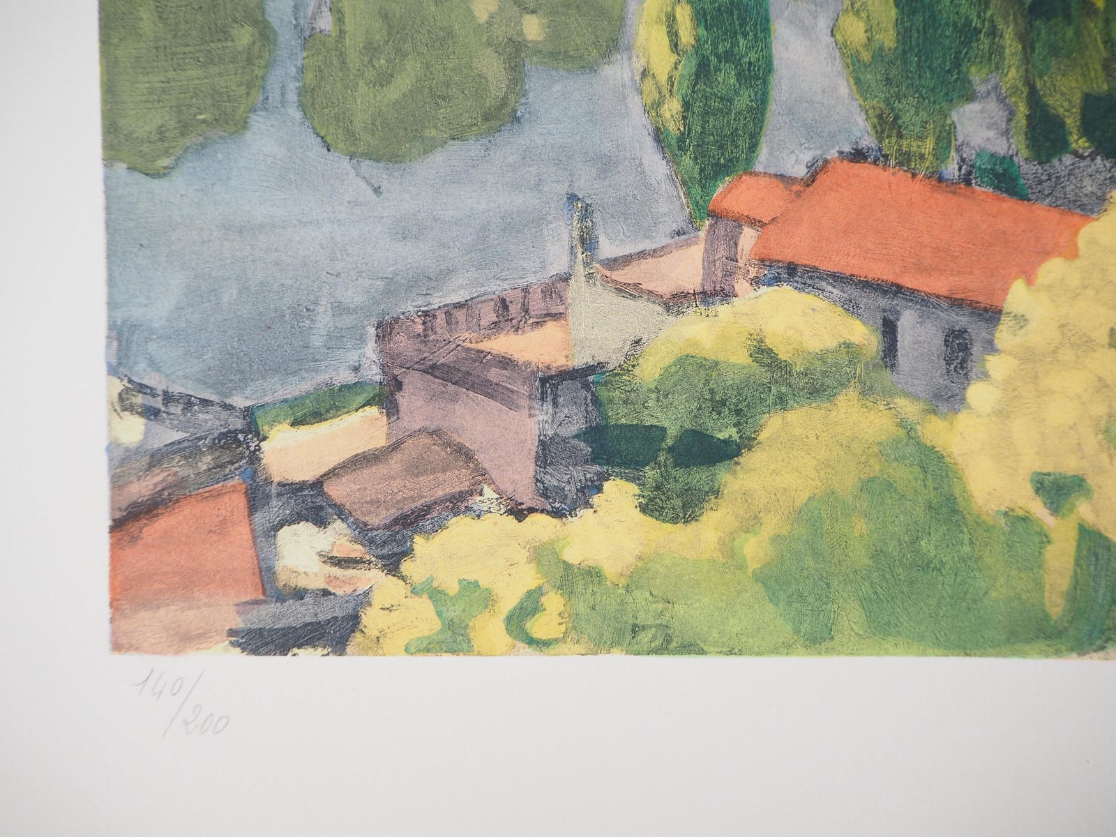Albert Marquetnormandy : La Frette Sur Seine   Lithograph, Ltd /200 photo vinterior