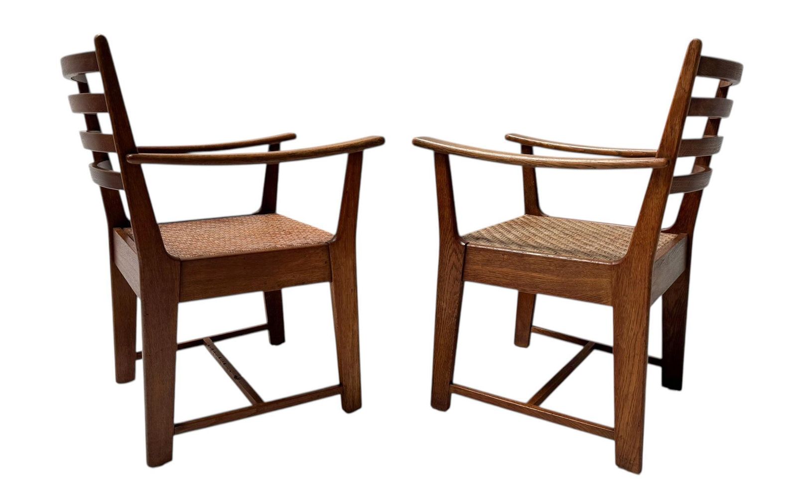 Two Modernist Art Deco Armchairs By Bas Van Pelt For My Home, 1930s photo furniture
