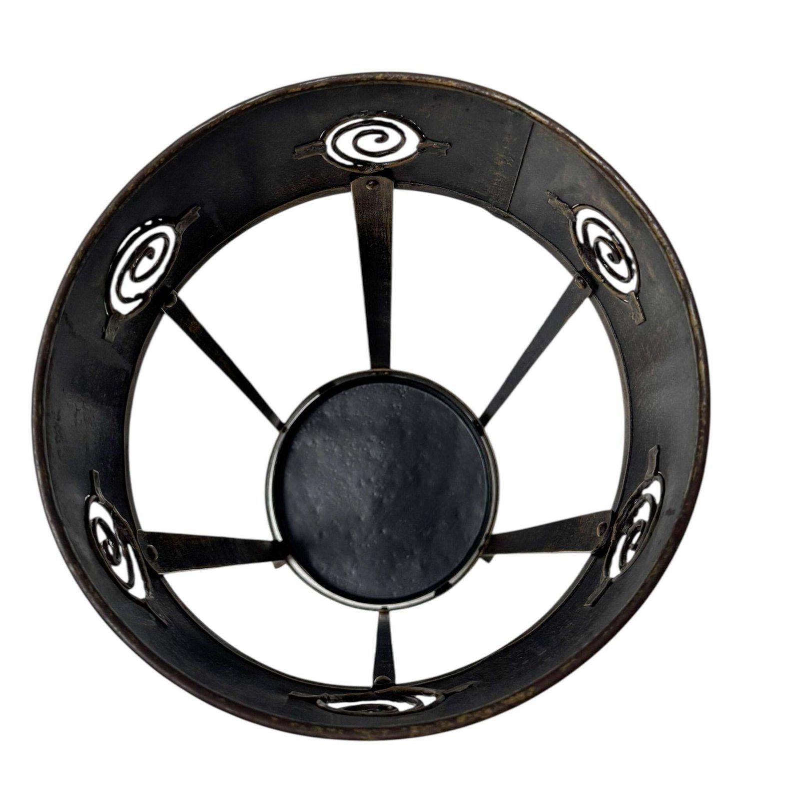Vienna Secession Patinated Metal Umbrella Stand, 1900s photo 986.0