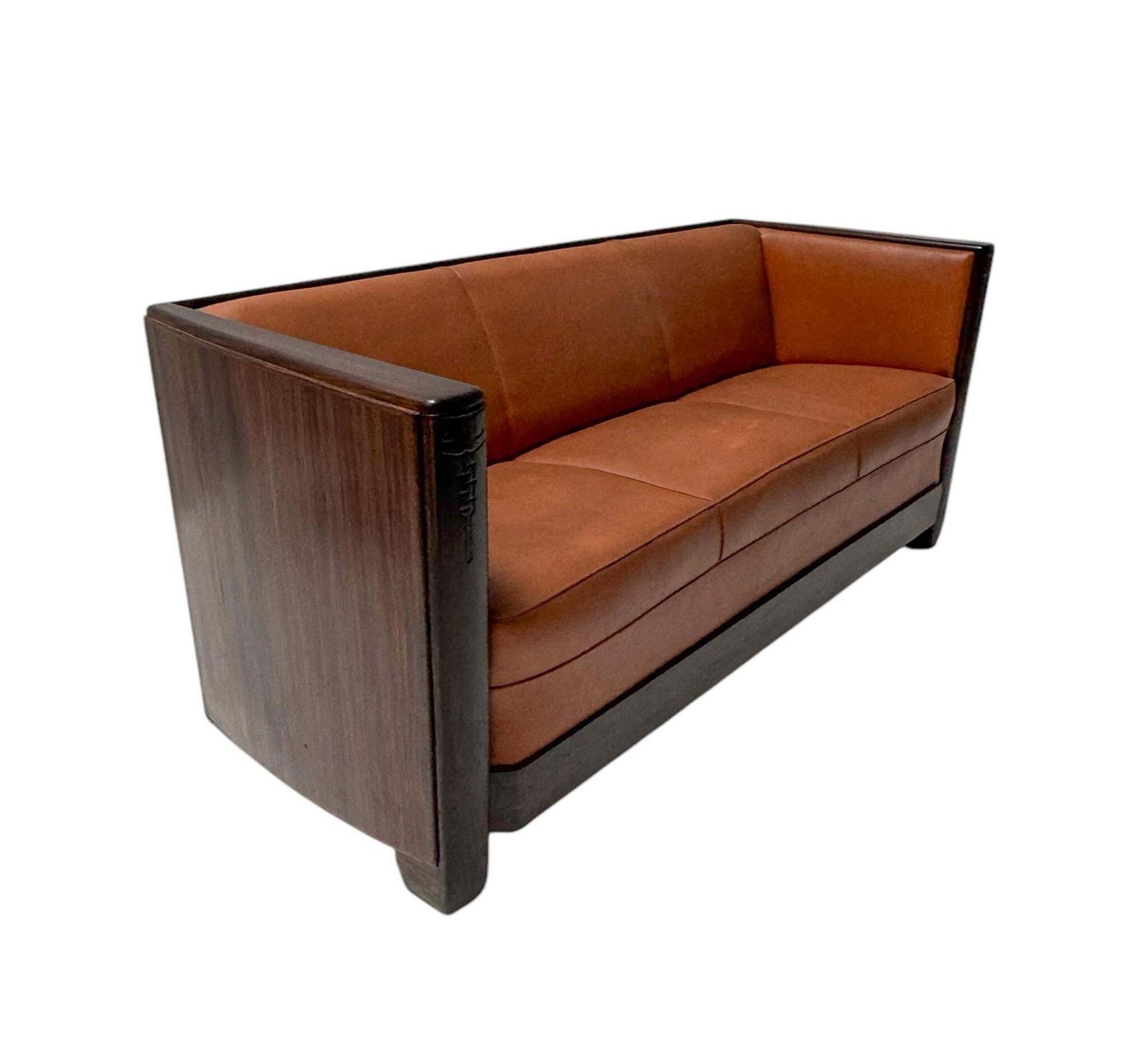 Art Deco Amsterdamse School Bench By Daniêl Van Dorp For Gebroeders Reens photo Furniture
