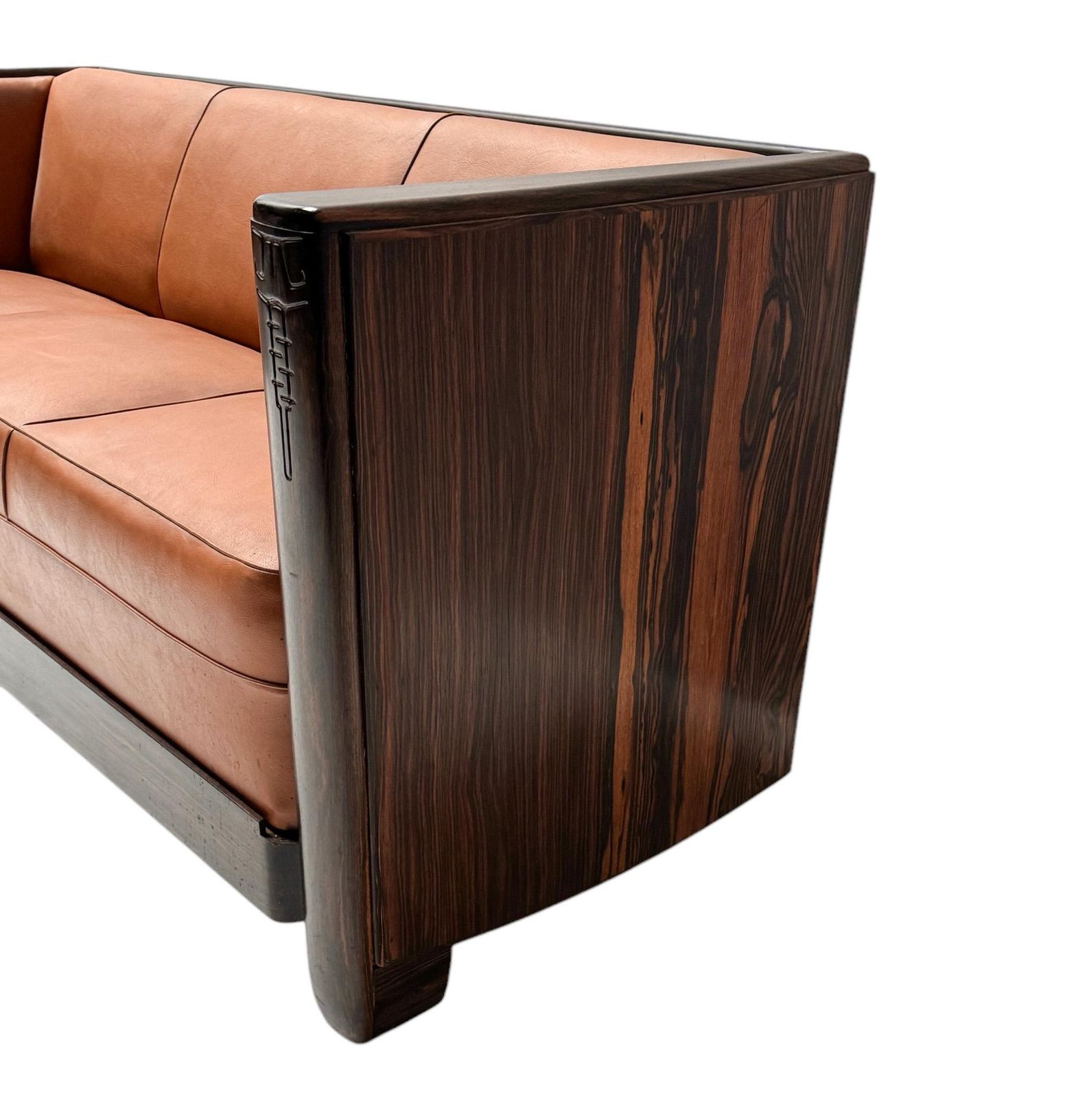 Art Deco Amsterdamse School Bench By Daniêl Van Dorp For Gebroeders Reens photo vintage