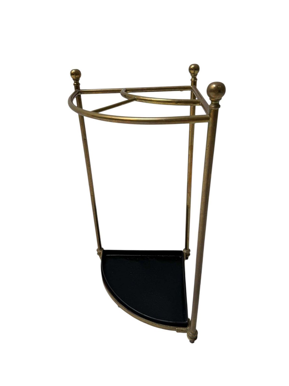 Hollywood Regency Brass Umbrella Stand, 1960s photo vintage