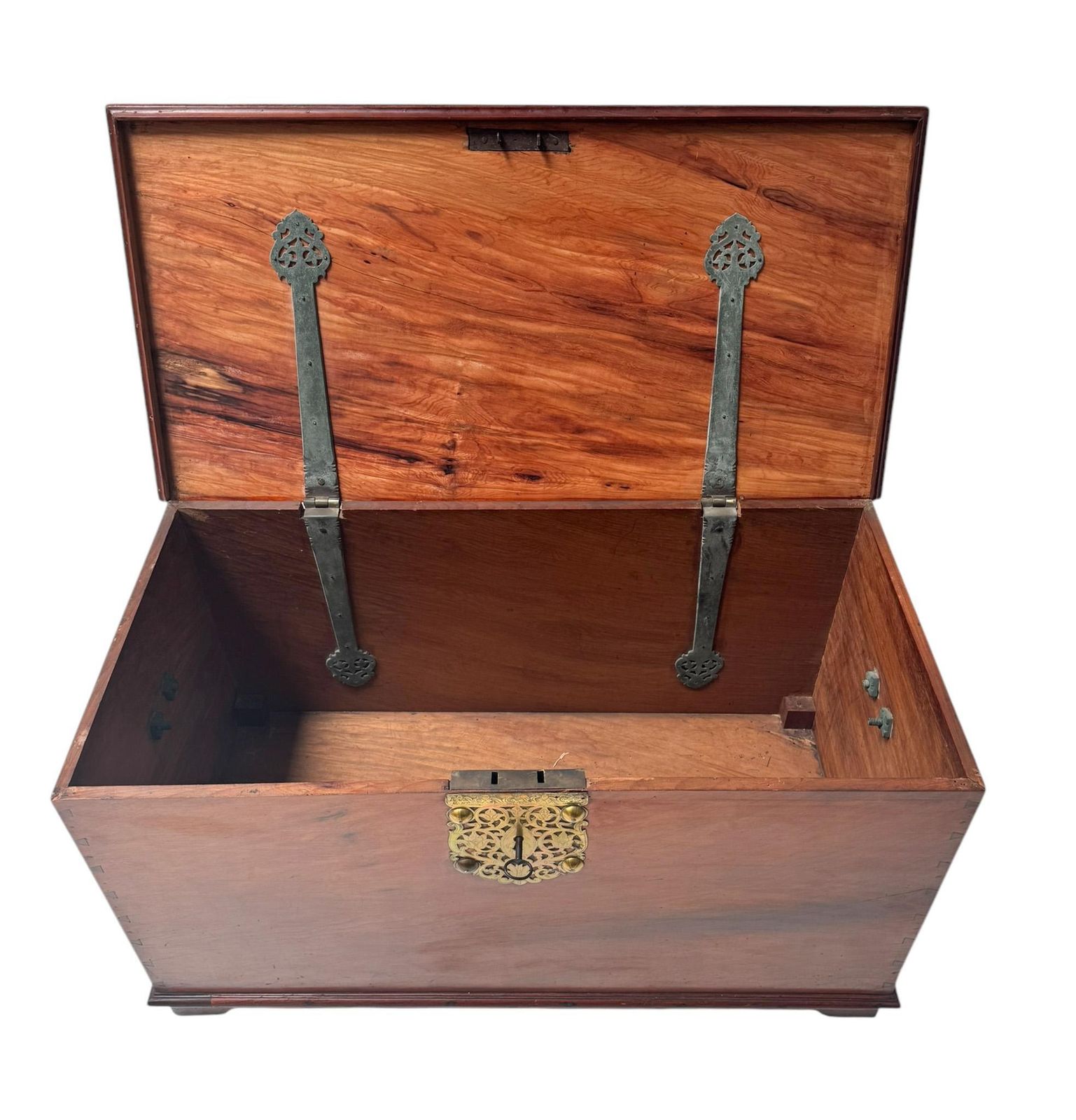 18th Century Dutch Colonial Voc Coffer Or Chest photo Furniture