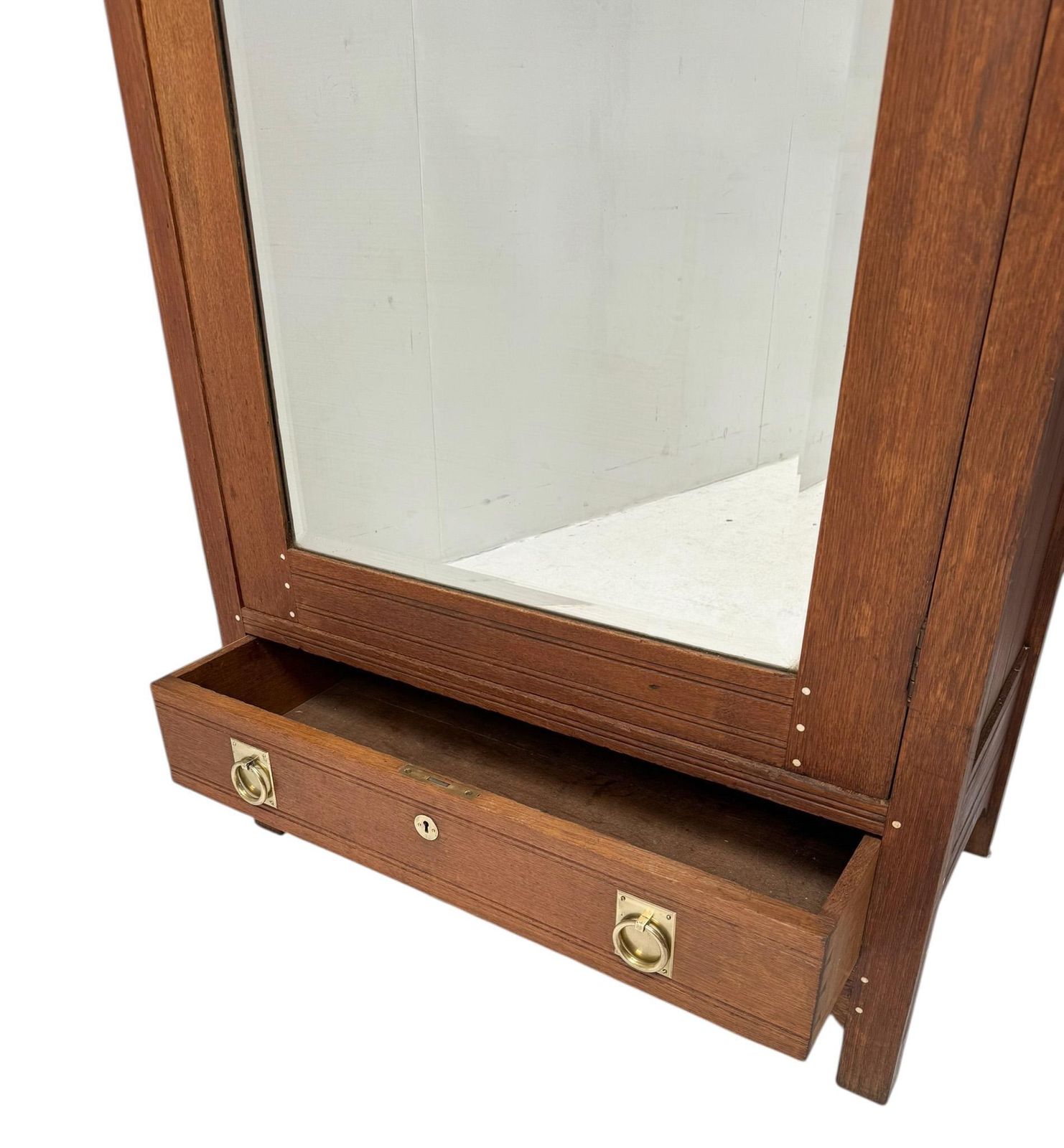 Arts & Crafts One Door Armoire Or Wardrobe Onder Den Sint Maarten Style, 1900s photo buy