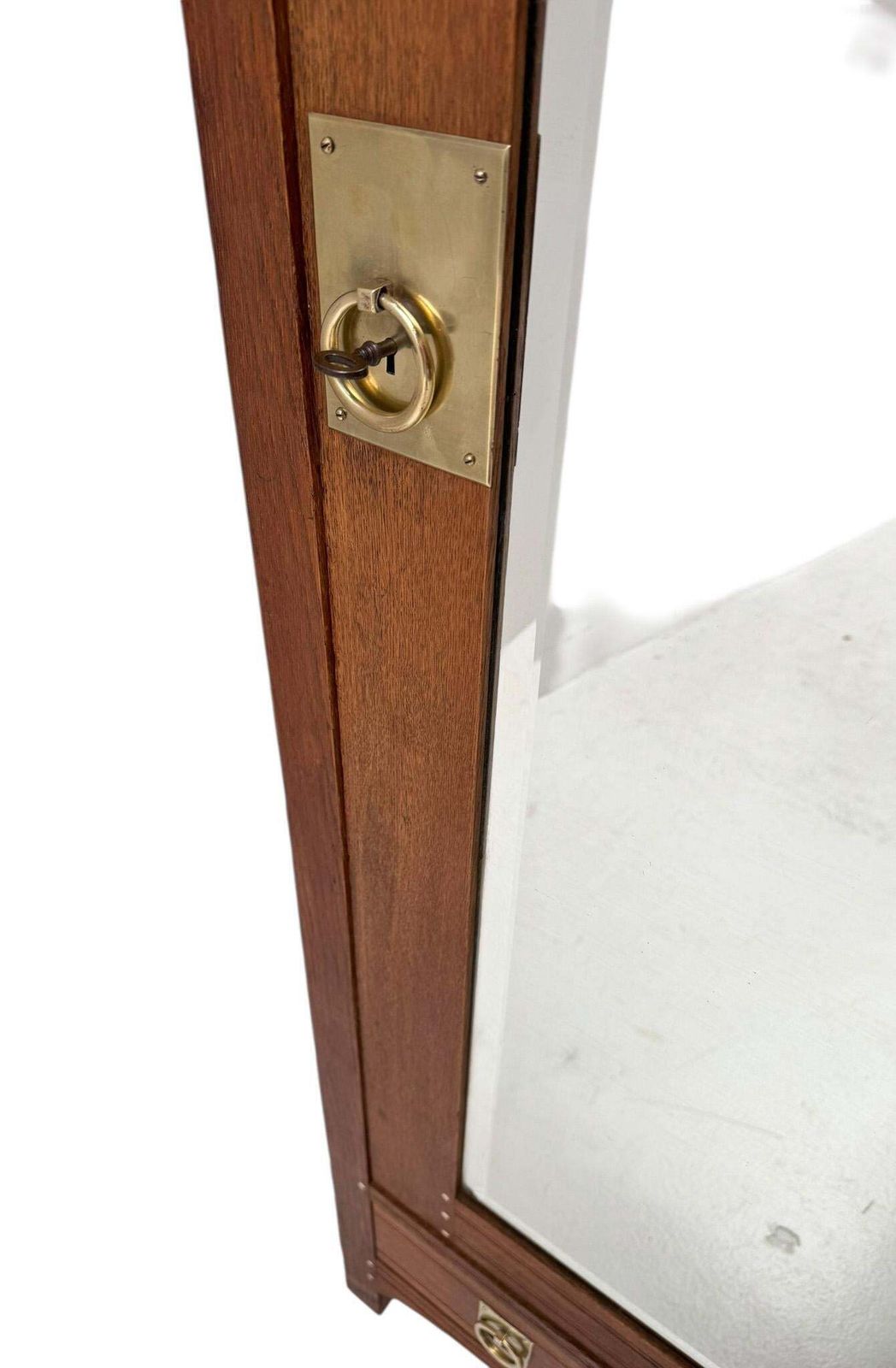 Furniture Arts & Crafts One Door Armoire Or Wardrobe Onder Den Sint Maarten Style, 1900s photo