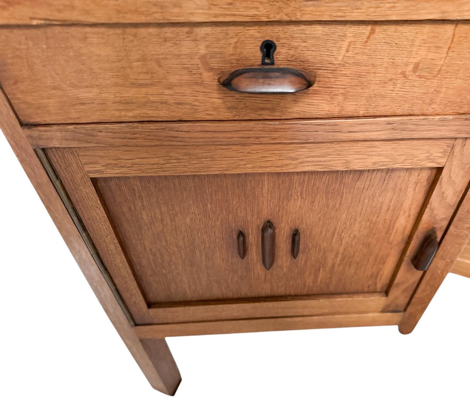 photo for sale Art Deco Amsterdamse School Dressing Table Or Vanity By J.J. Zijfers, 1920s