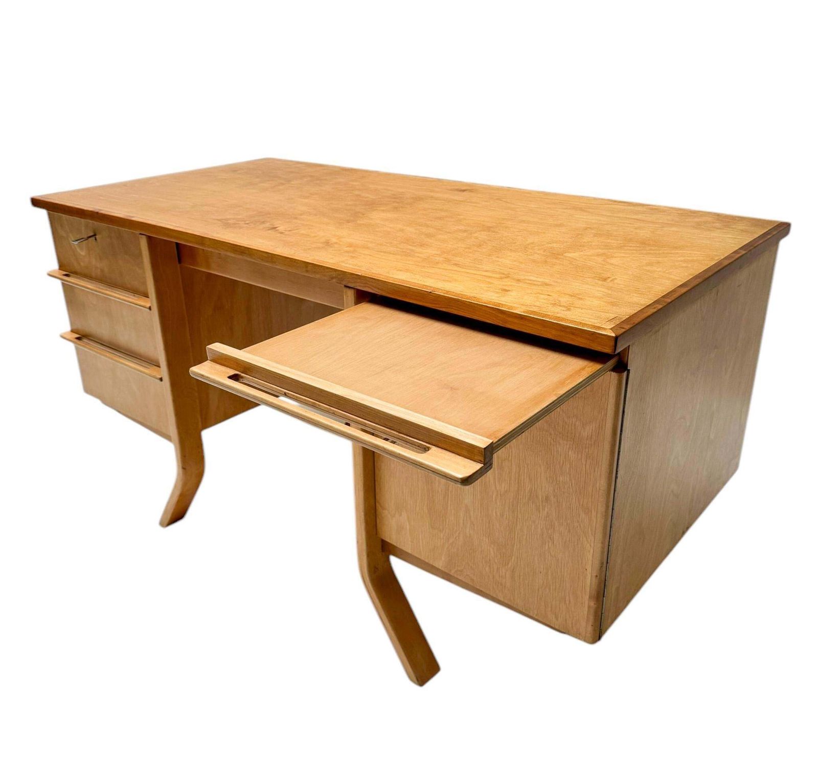 Mid Century Modern Eb04 Desk By Cees Braakman For Pastoe, 1950s photo Furniture