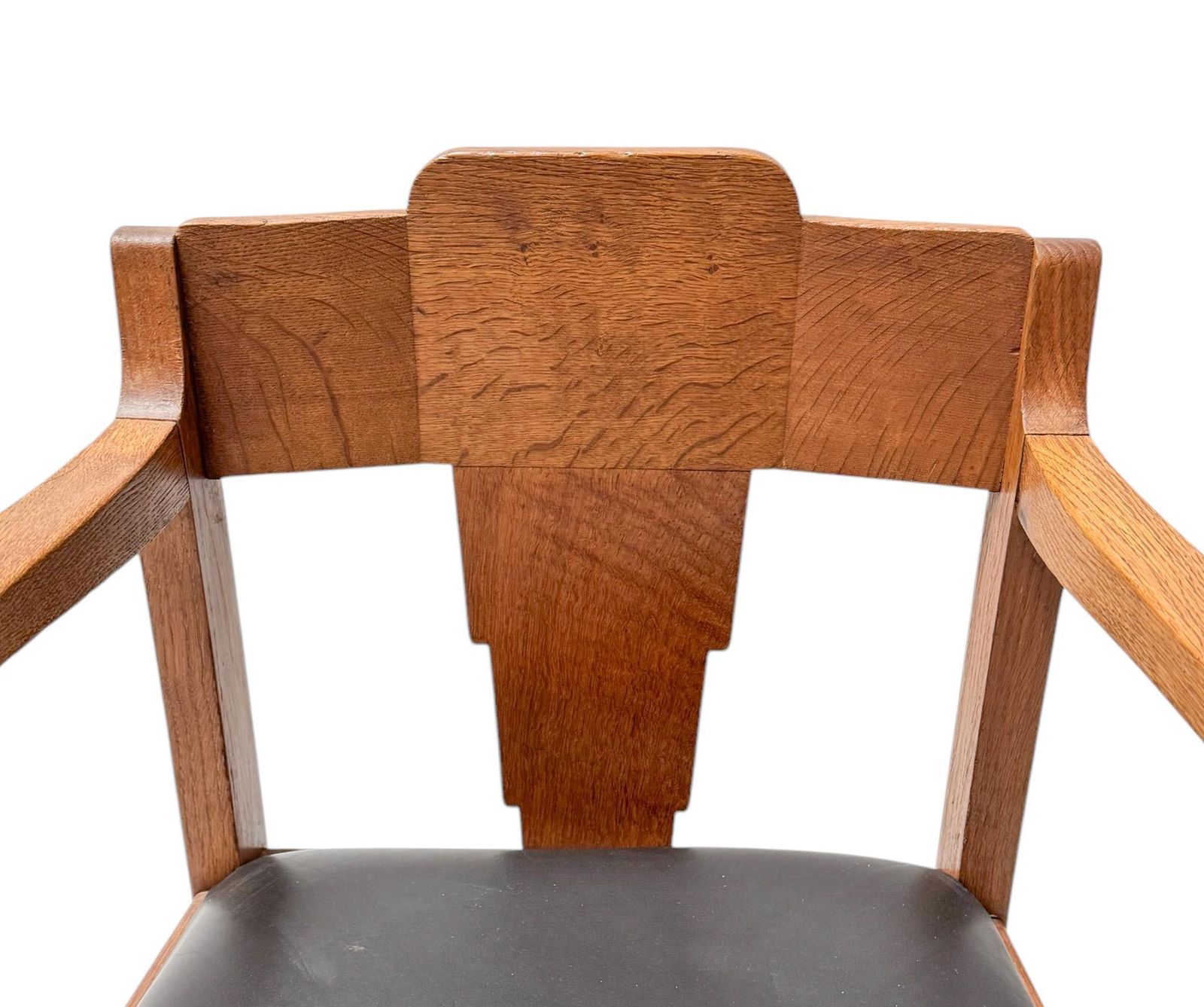 Two Art Deco Amsterdamse School Armchairs, By Frits Spanjaard, 1920s photo 1930.0