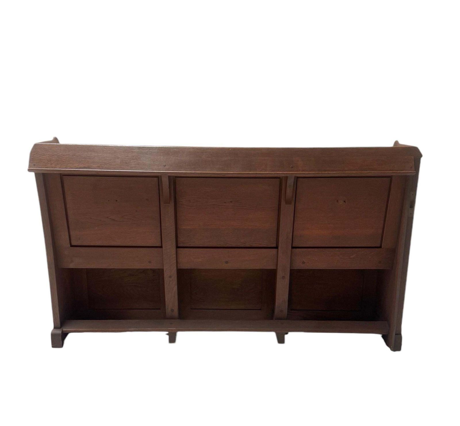 Willem Penaat Art Deco Amsterdamse School Three Seat Bench, 1920s photo vintage