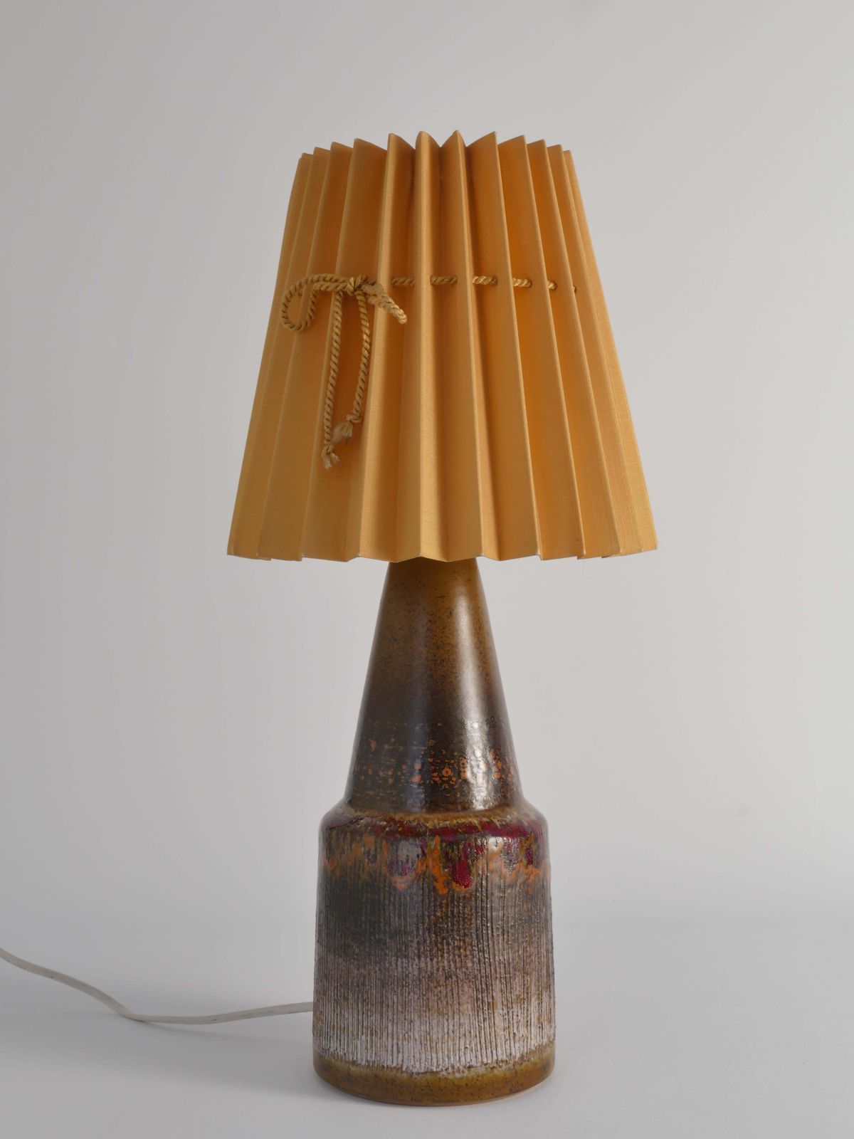 photo furniture Unique Scandinavian Modern Brutalist Ceramic Table Lamp By Tilgmans, Sweden