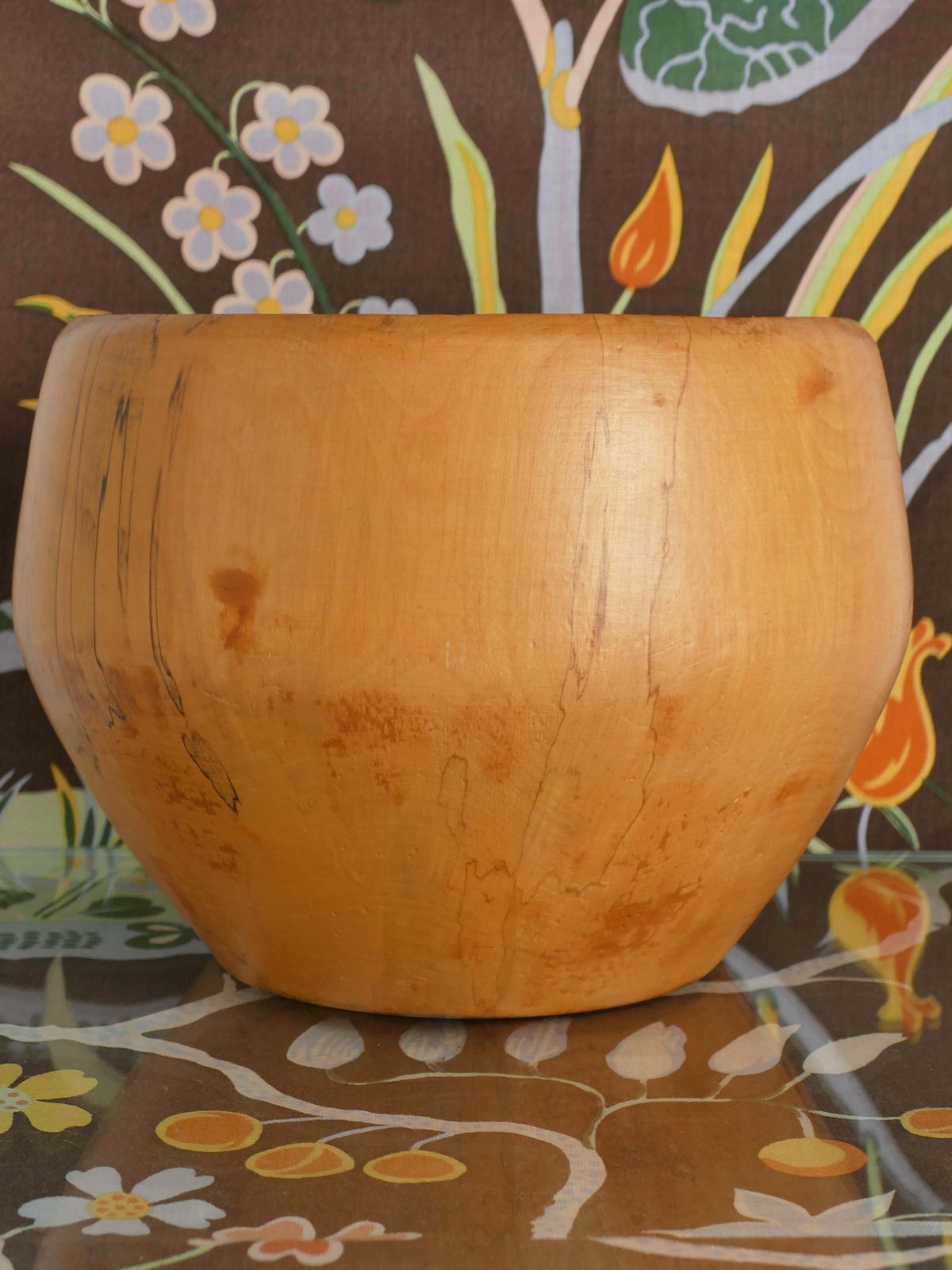 Mid Century Modern Hand Carved Wood Bowl, James Eriksson, Tasserud Sweden 1970s photo Home Decor
