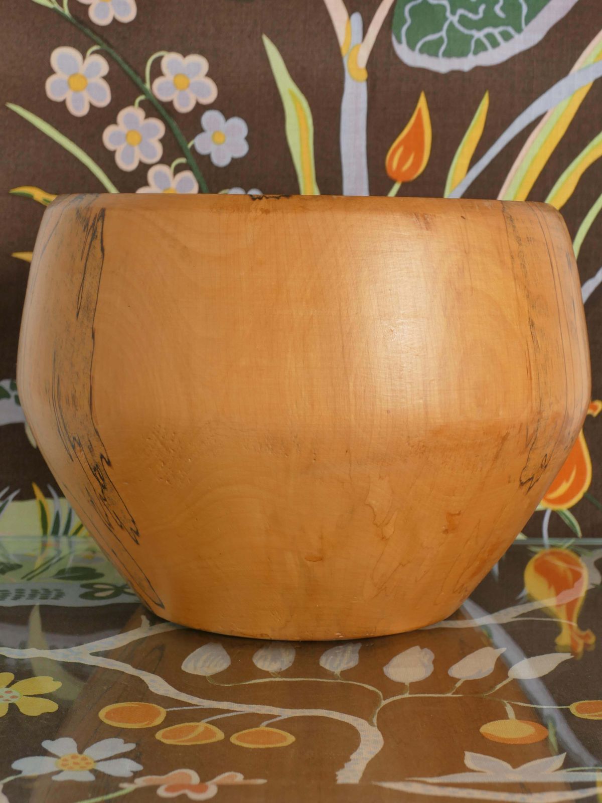 Mid Century Modern Hand Carved Wood Bowl, James Eriksson, Tasserud Sweden 1970s photo vinterior