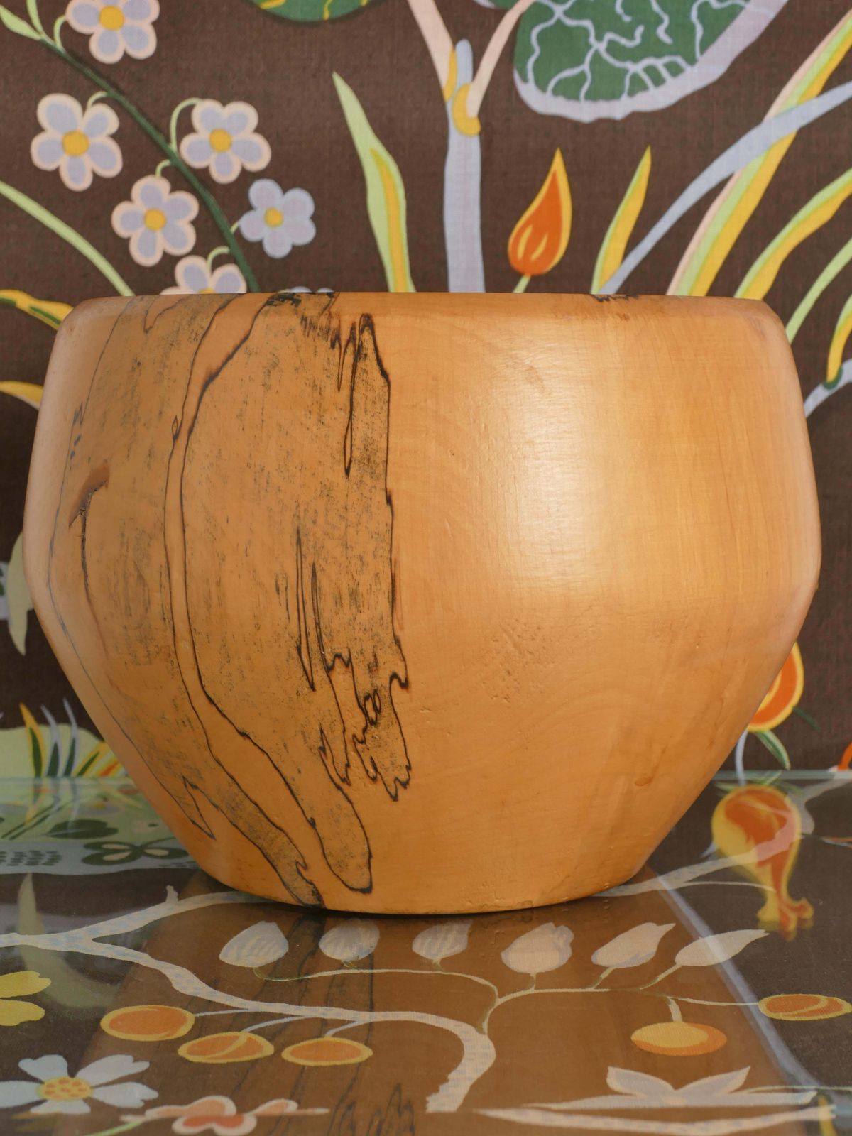Mid Century Modern Hand Carved Wood Bowl, James Eriksson, Tasserud Sweden 1970s photo buy
