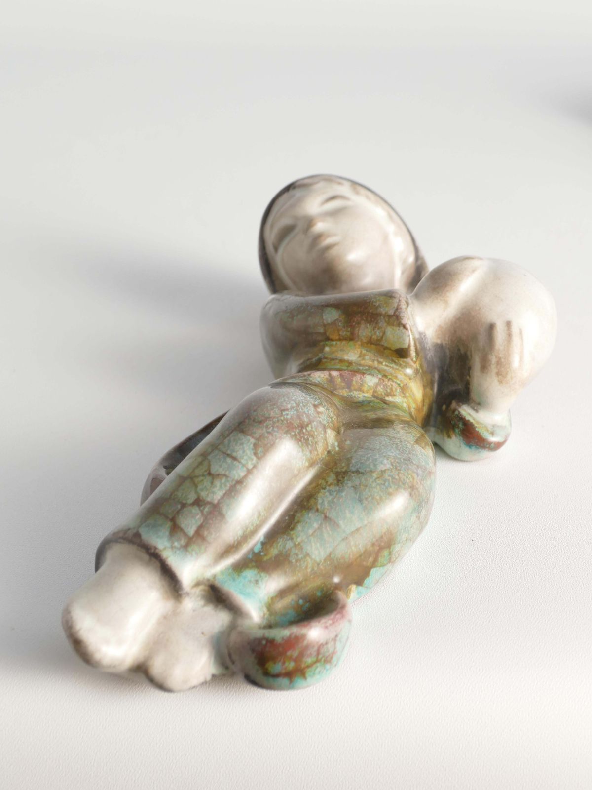 Stoneware Sconce With Boy Motif By Marianne Starck For Michael Andersen & Son photo for sale