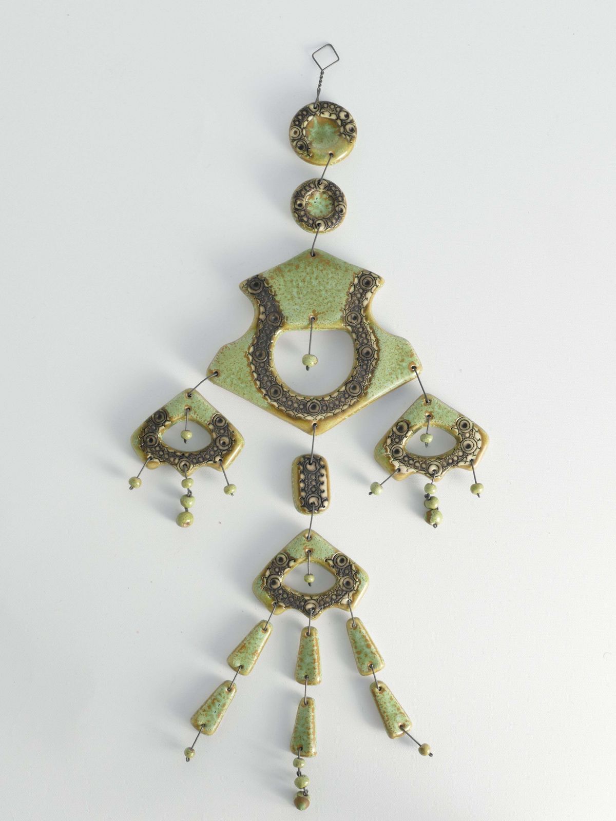 Sage Green Wall Sculpture By Maija Liisa Vasenius For Kalevala Koru, 1960s photo furniture