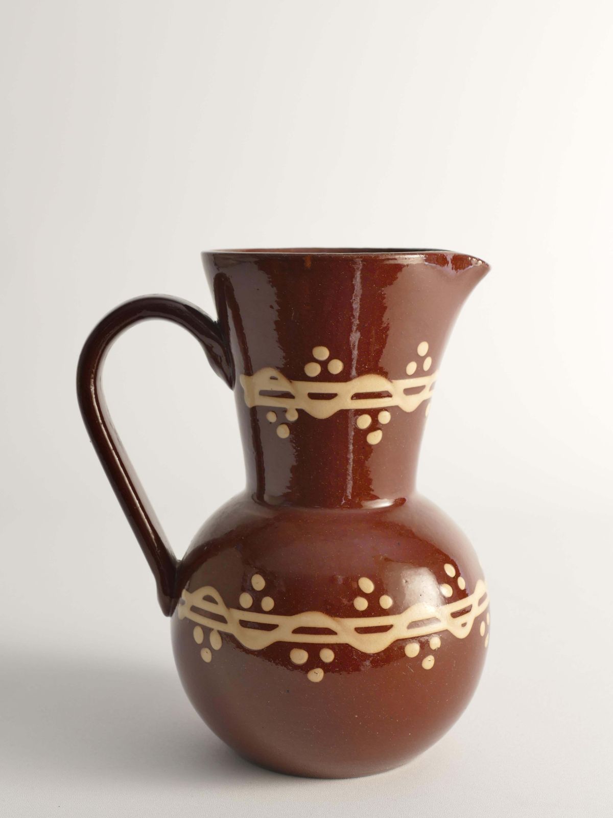 Brown Ceramic Pitcher Or Vase By Andersson & Johansson, Höganäs, Sweden, 1920s photo 437.0