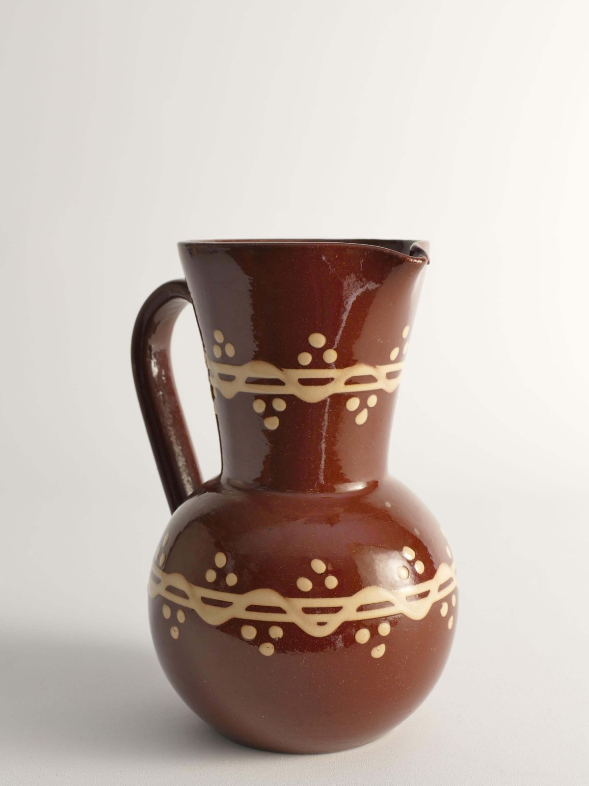 Brown Ceramic Pitcher Or Vase By Andersson & Johansson, Höganäs, Sweden, 1920s photo vinterior