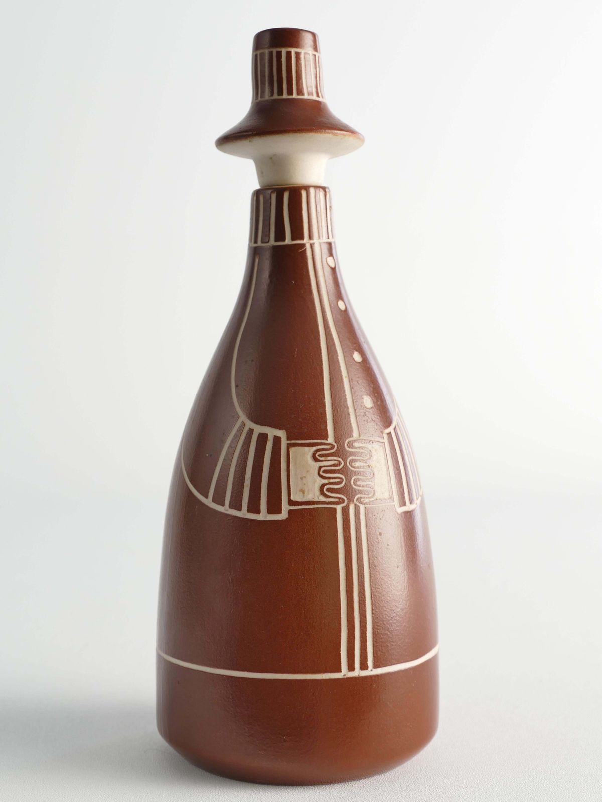 Scandinavian Modern "Tarina" Decanter By Arabia, Finland 1950s photo Home Decor