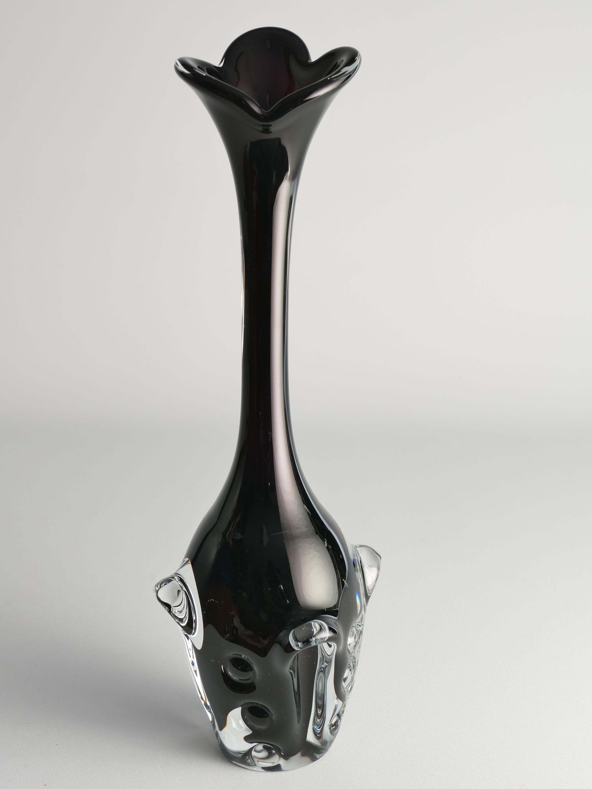 photo vinterior Scandinavian Modern Art Glass Vase By Börne Augustsson For åseda
