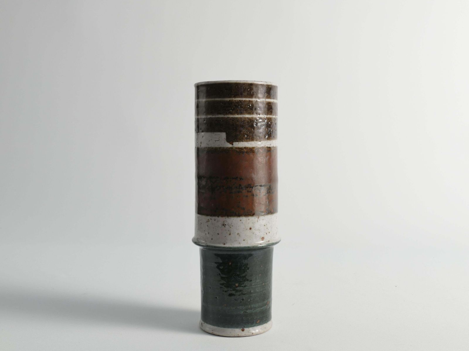 Scandinavian Modern Chamotte Stoneware Vase By Inger Persson For Rörstrand, 1960 photo 252.0