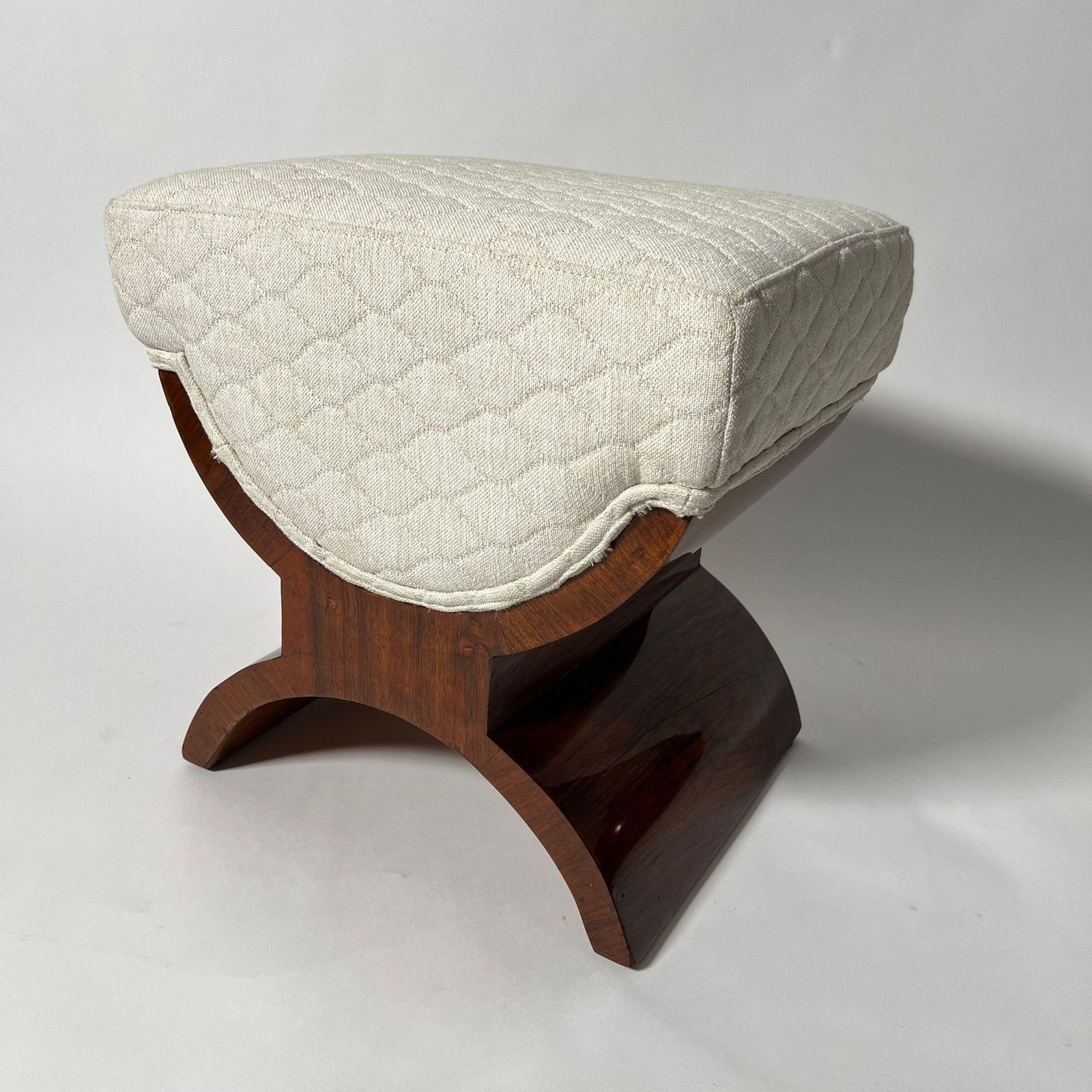 photo for sale Art Deco Stool, Rosewood Veneer, France Circa 1930
