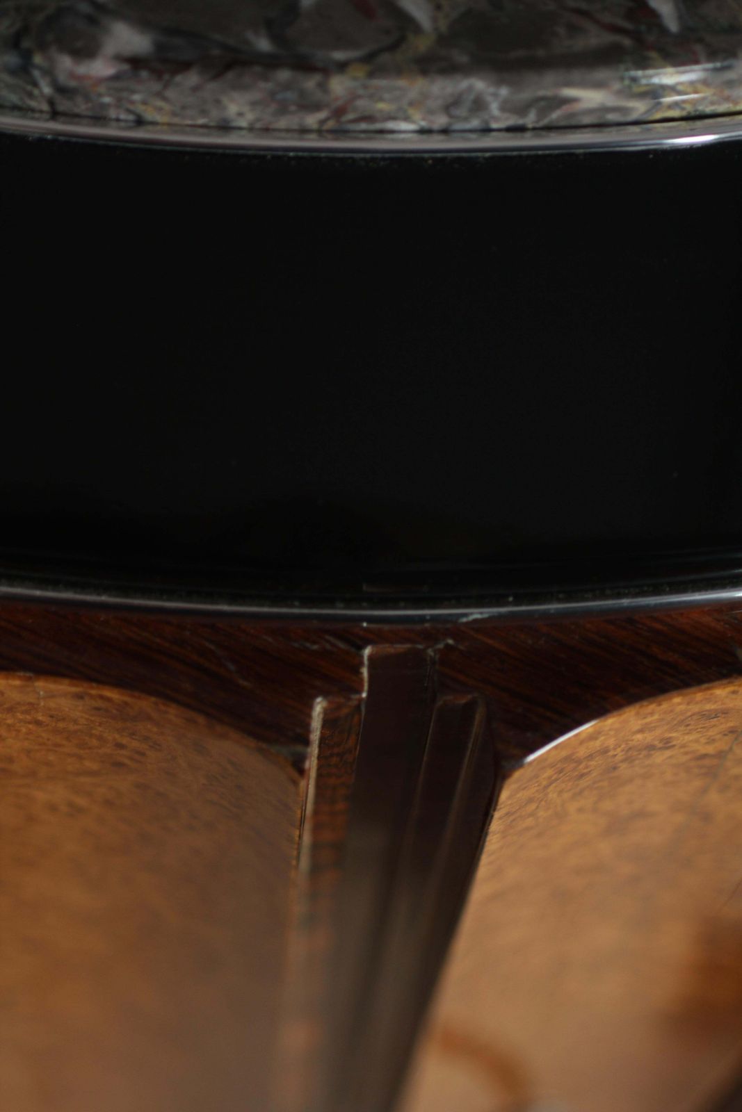 Large Art Deco Buffet, Amboyna Burl And Rosewood, Marble, Paris, Circa 1925 photo vinterior