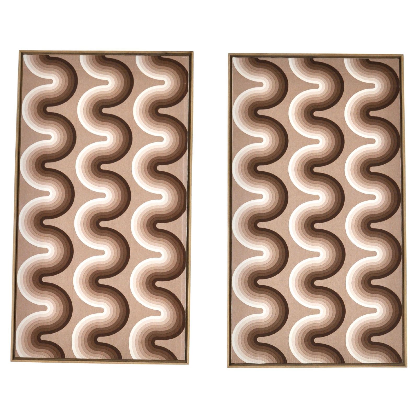 Fabric Boards By Verner Panton For Mira Spectrum, 1970s, Set Of 2
