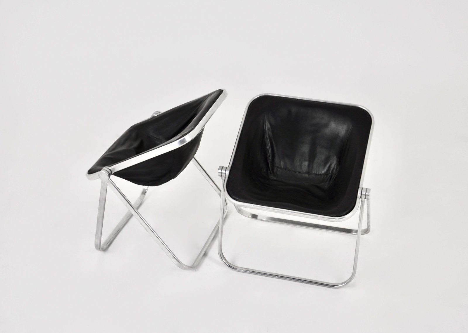 Plona Desk Chair By Giancarlo Piretti For Anonima Castelli 1970s, Set Of 2 photo for sale