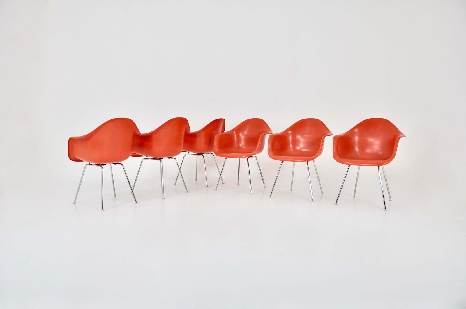 Armchairs By Charles & Ray Eames For Herman Miller, 1970s, Set Of 6 photo buy