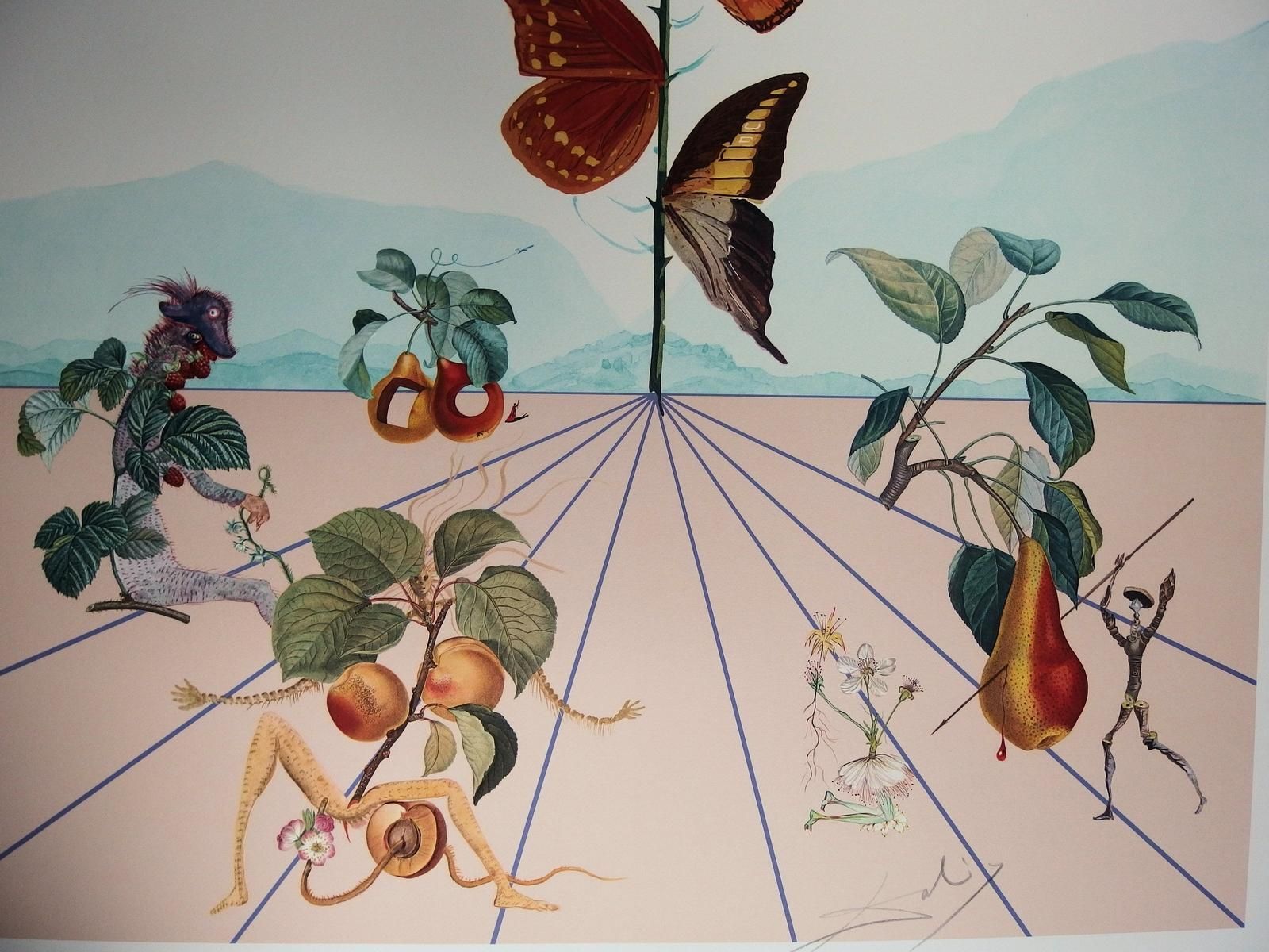 Salvador Dali, Flordali II, Butterfly Rose 1981 photo 1968.0
