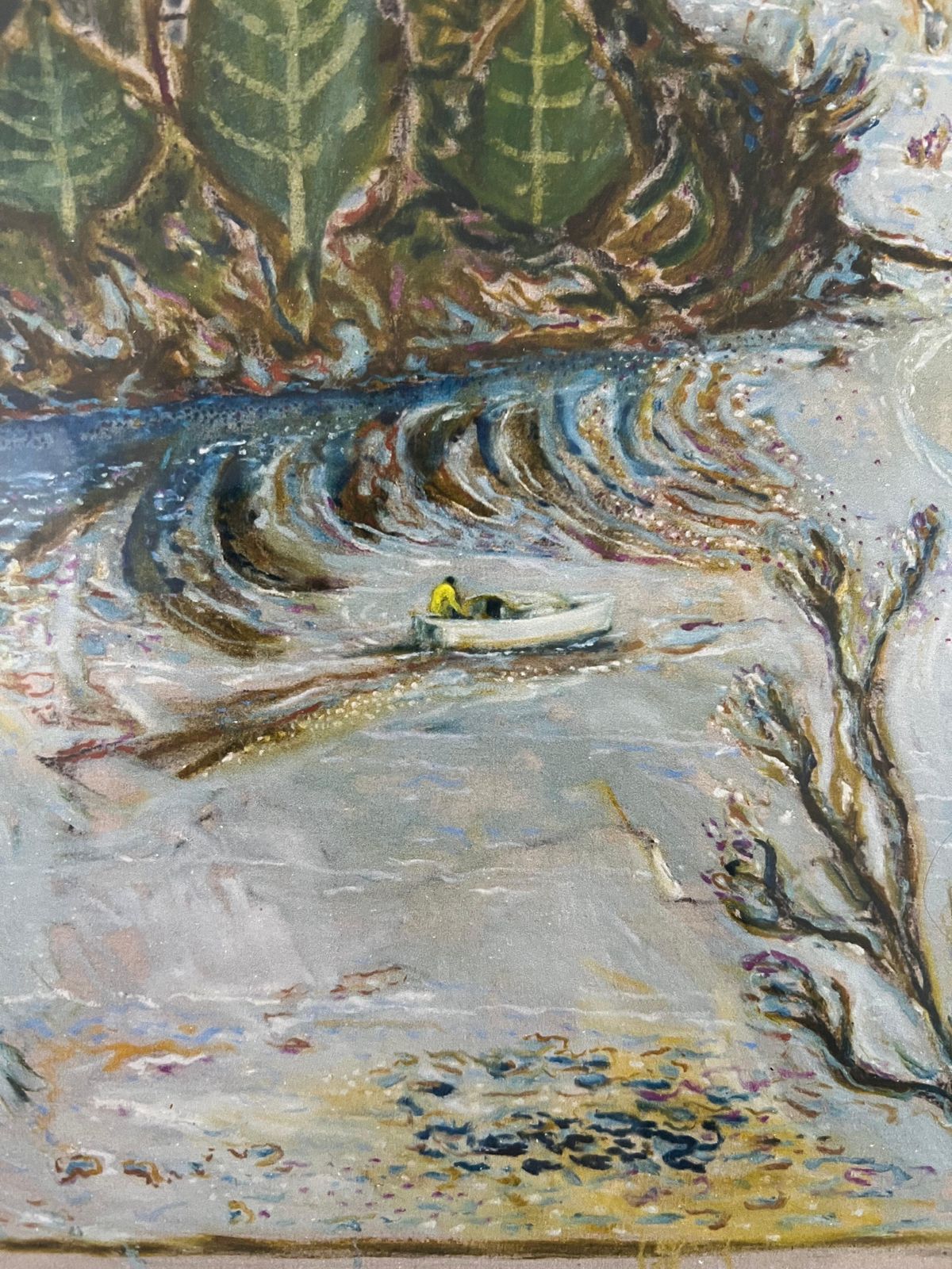 Billy Childishbilly Childish   Man In A Small Boat photo for sale