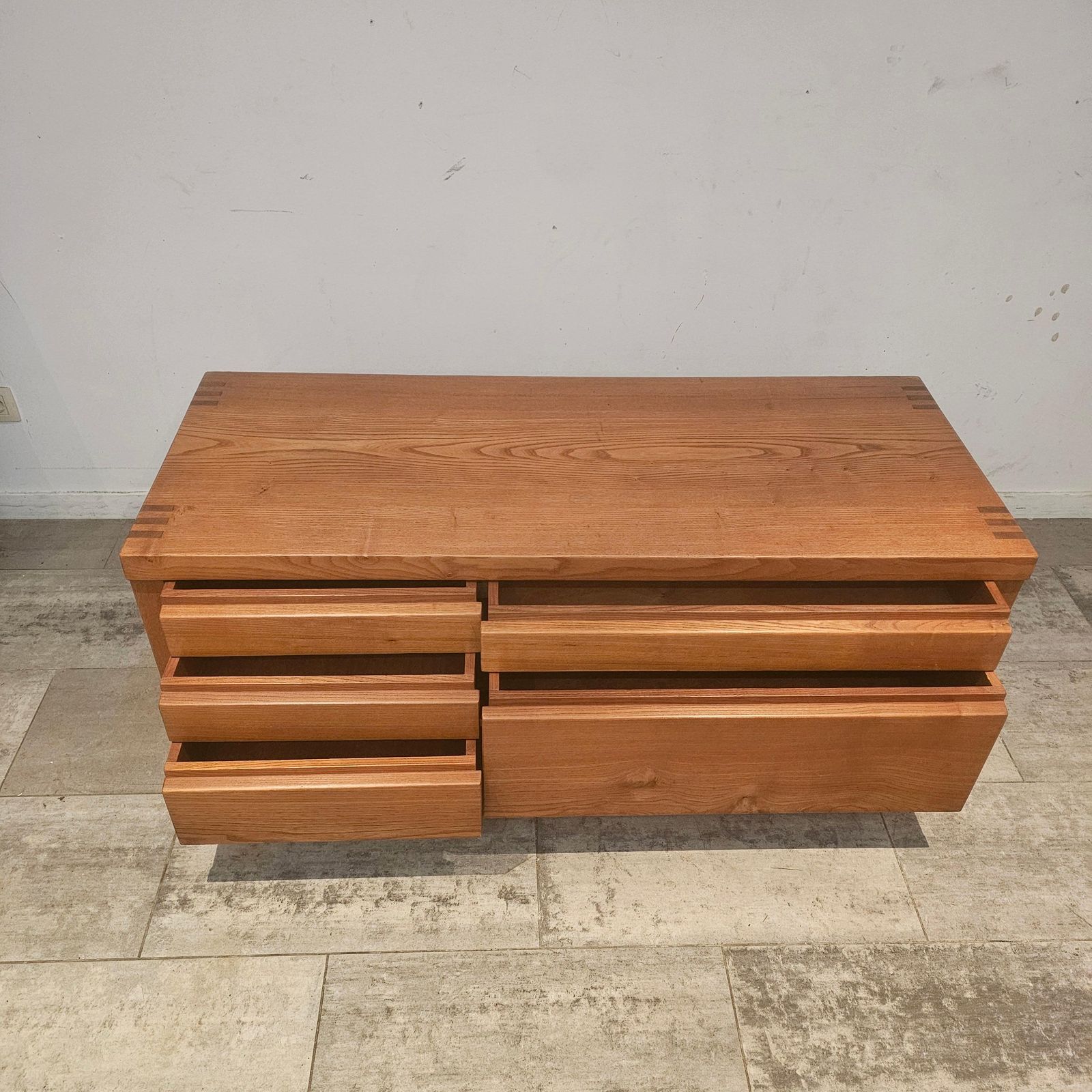 Pierre Chapo Drawer In Elm Model R14, Made In France photo Furniture