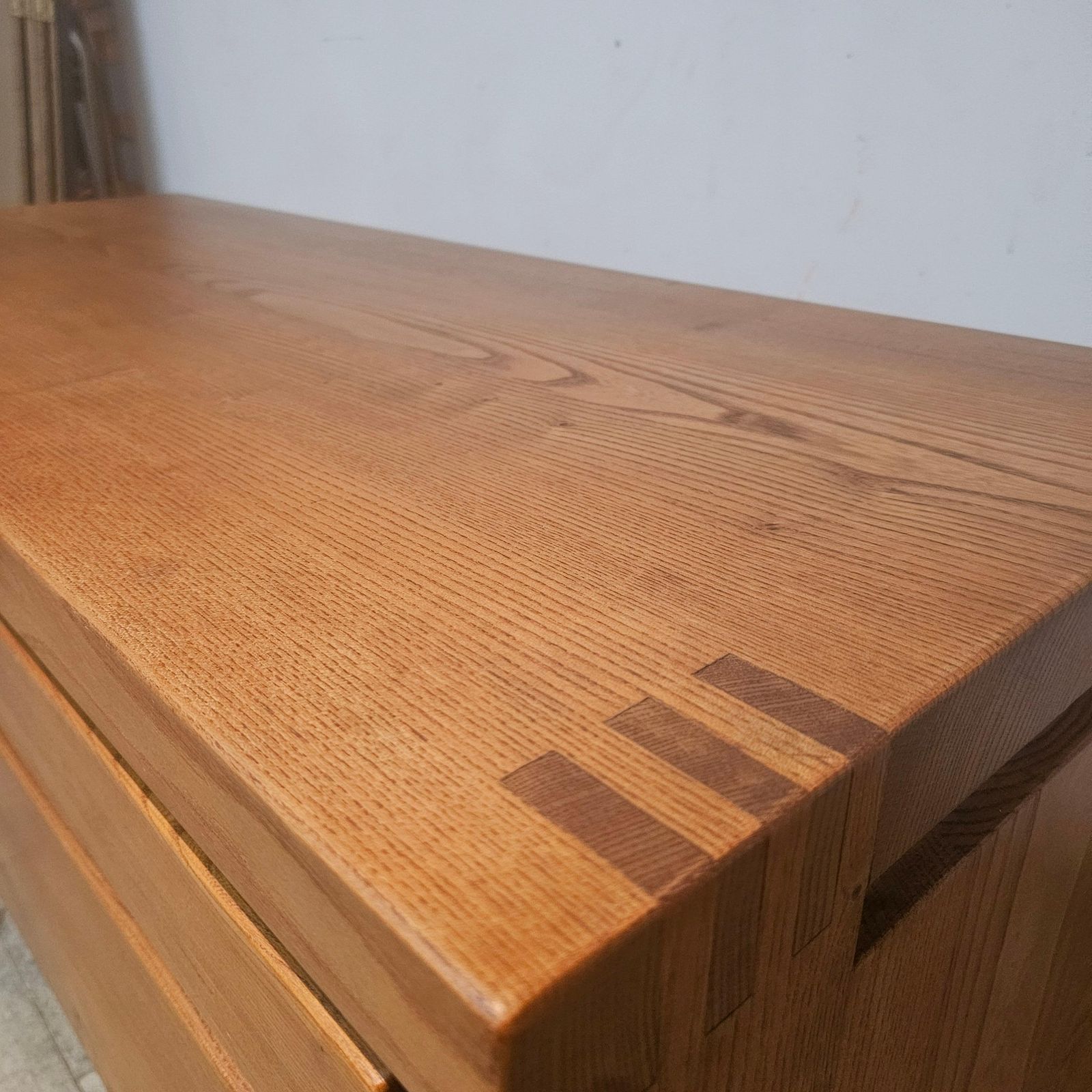 9858.0 Pierre Chapo Drawer In Elm Model R14, Made In France photo