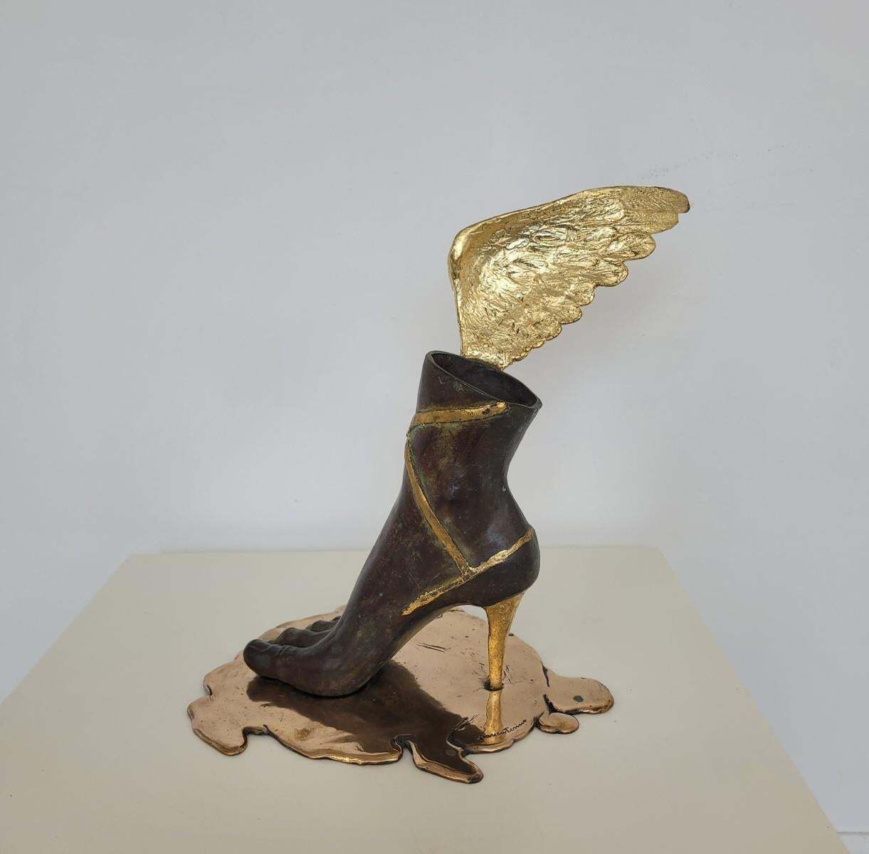 Antonio Giancaterinonike / High Heel. Contemporary Bronze Sculpture, Limited Edition, Italian Artistca. 2020 photo for sale
