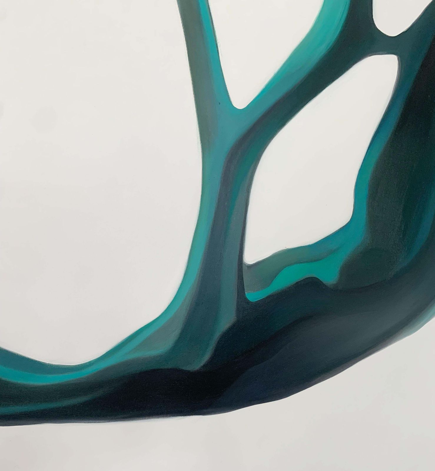 Klaudia Latatransformation 6. Abstract Oil On Canvas Painting, Big Scale, Polish Artist2024 photo Art