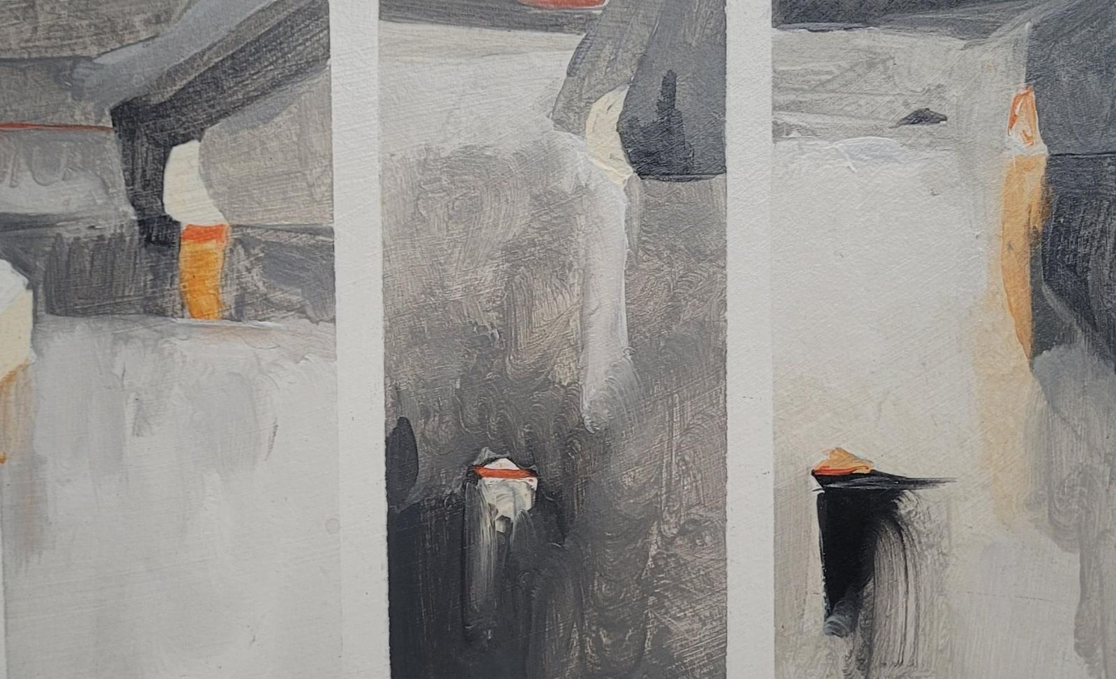 Sergiusz Powałkakurtkowiec. Abstract Landscape, Acrylic Painting, Tatra Mountains, Polish Art2023