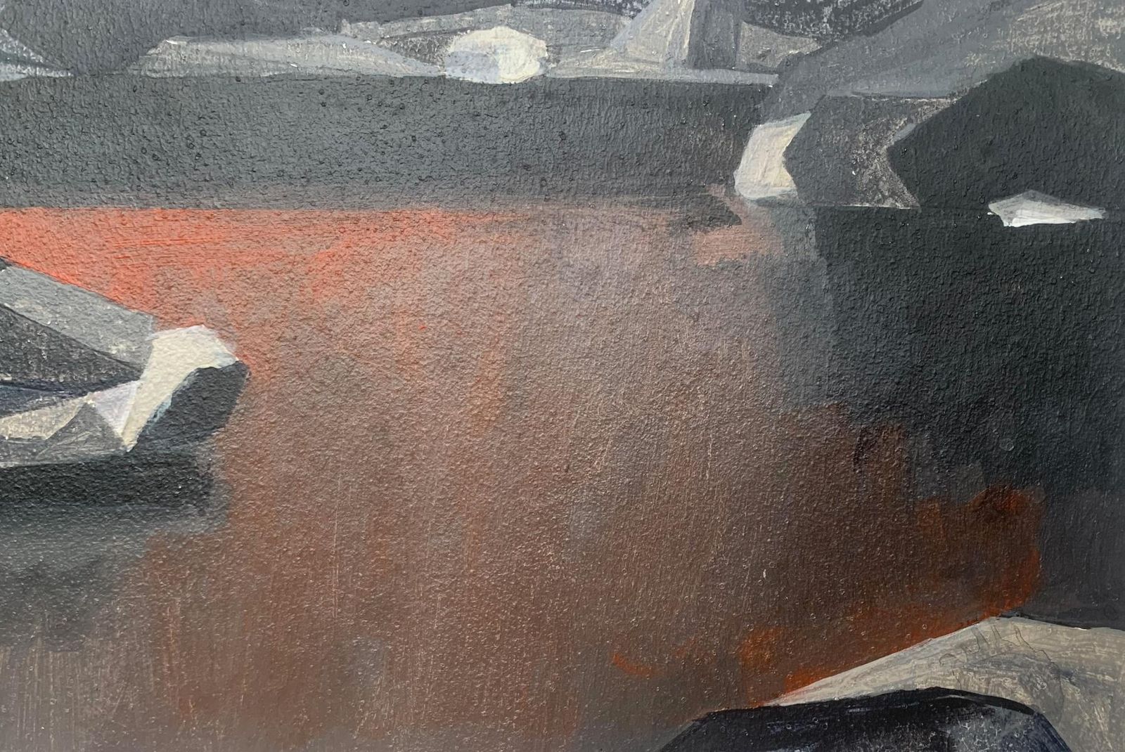 Sergiusz Powałkakurtkowiec. Abstract Landscape, Acrylic Painting, Tatra Mountains, Polish Art2023 photo Art