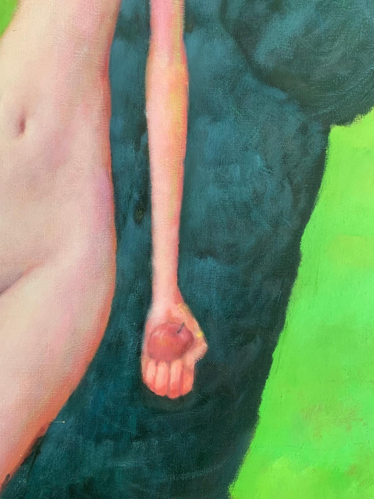 Waldemar Marszałektemptation From Adam And Eve Cycle. Figurative Oil Painting, Polish Artist1999 photo vinterior