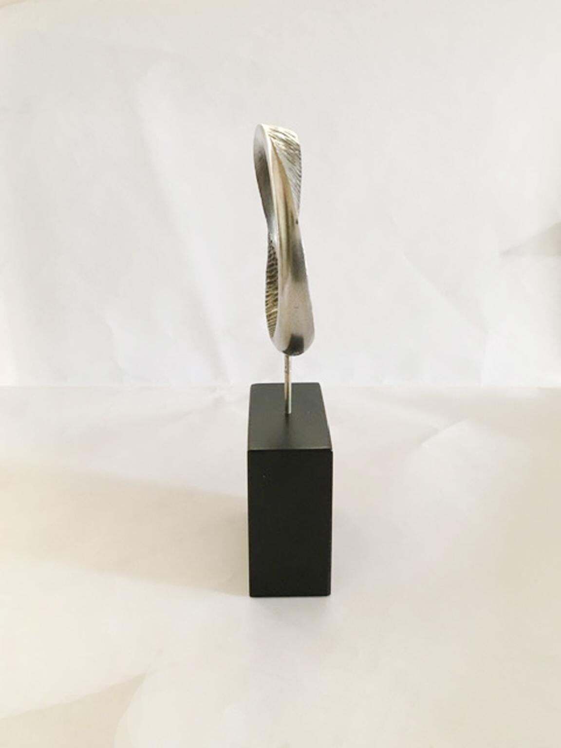Art Italy Post Modern  Jiro Sugawara Aluminium Multiple Abstrac Sculpture photo