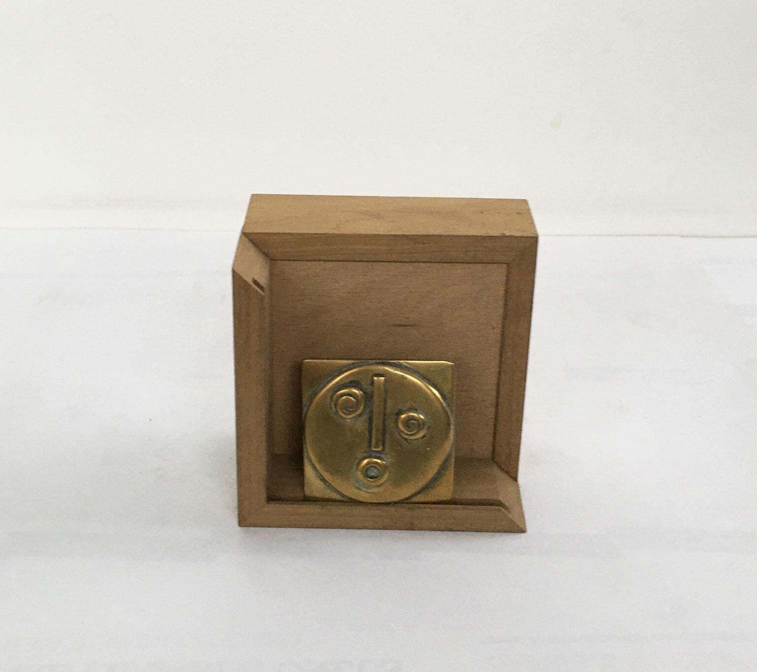 1980 Italy Abstract Bronze Sculpture By Mirella Forlivesi Stupore photo 695.0