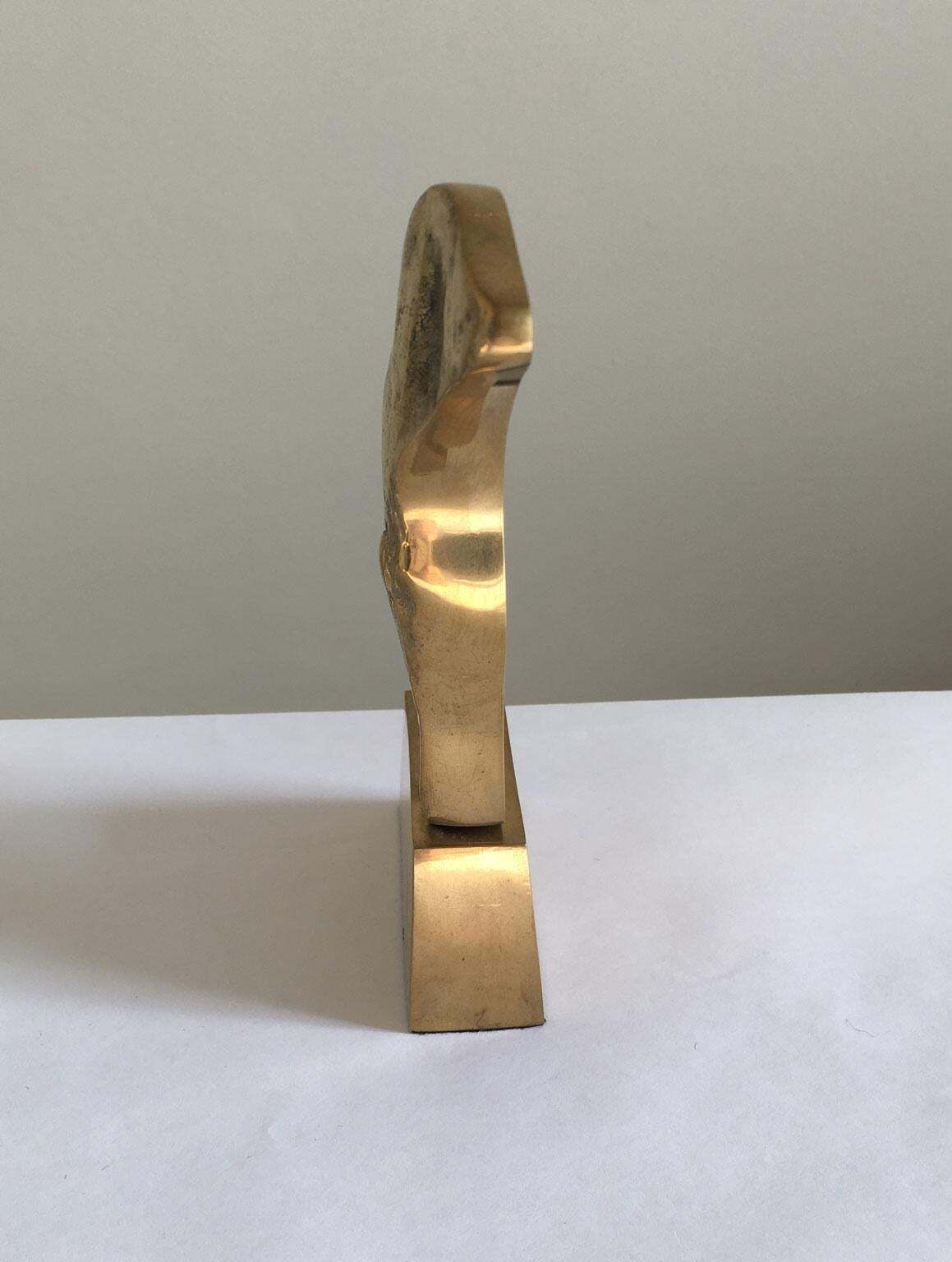 photo furniture 1980 Italy Post Modern Rodica Tanasescu Bronze Abstract Sculpture Muse